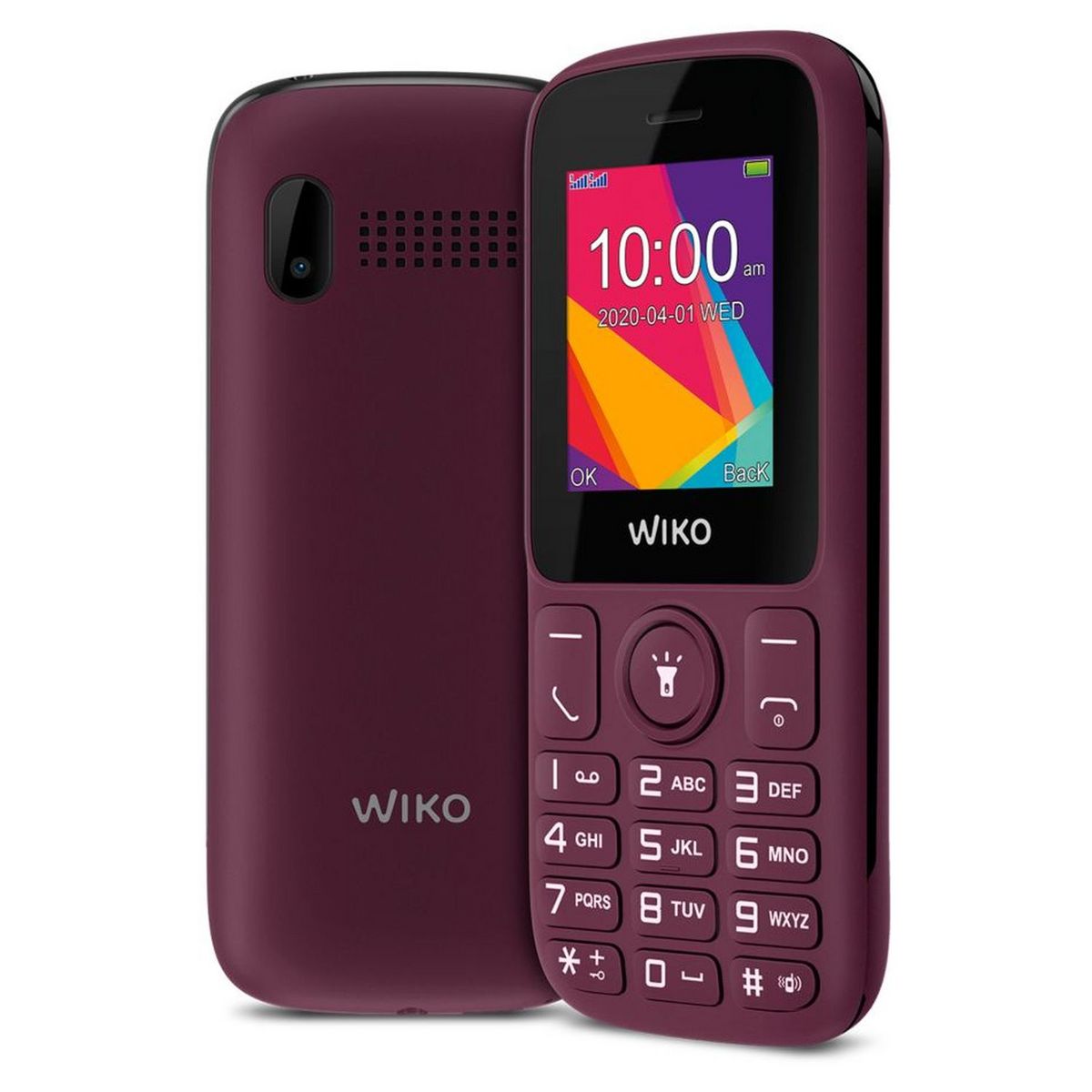 WIKO Téléphone portable F100 LS Violet