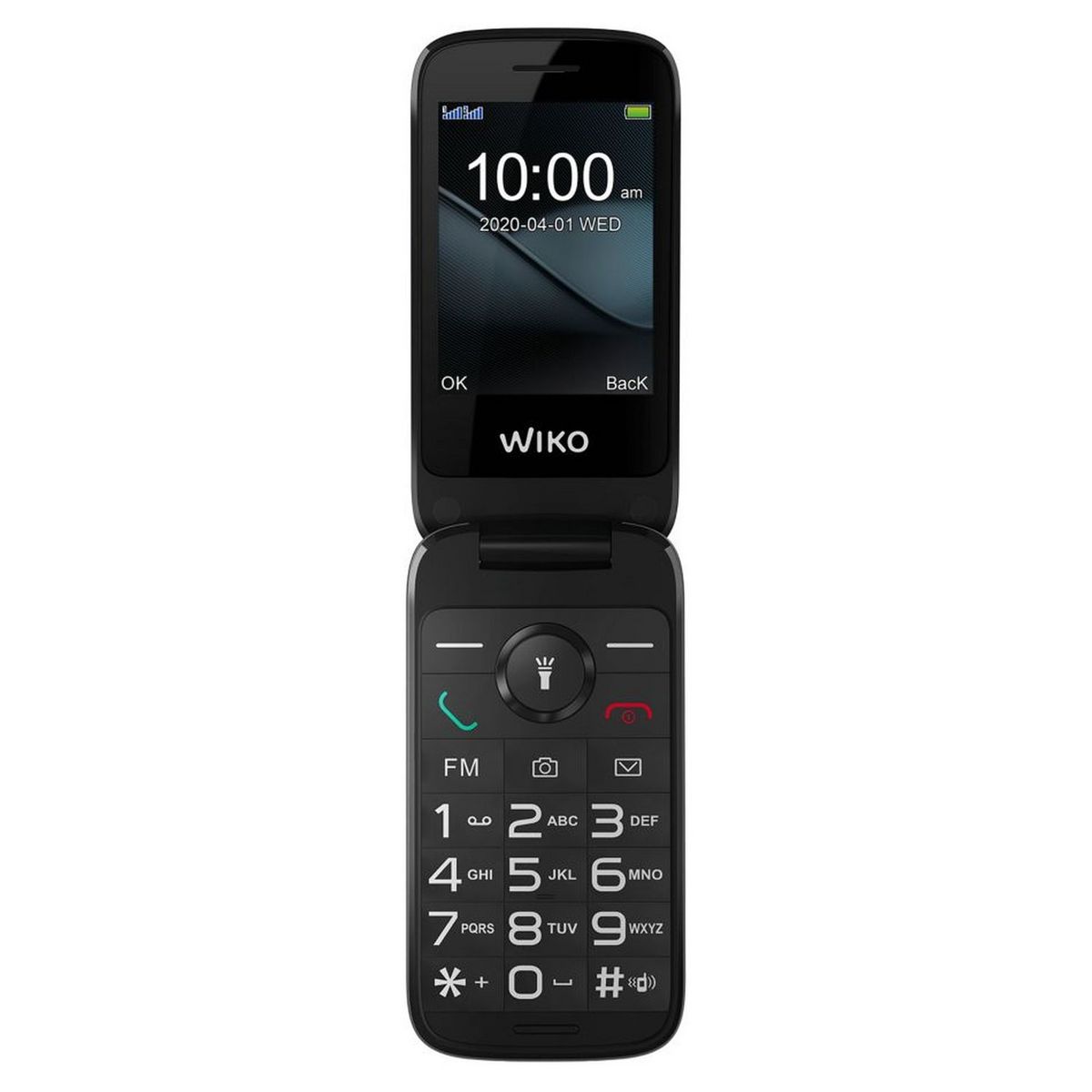 WIKO Téléphone portable F300 LS Rouge - A clapet