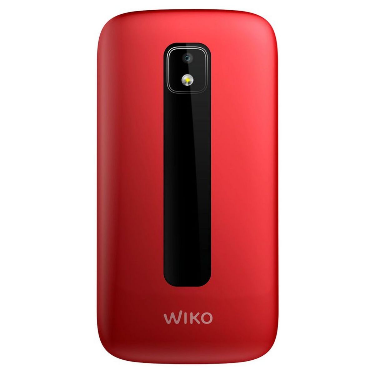WIKO Téléphone portable F300 LS Rouge - A clapet