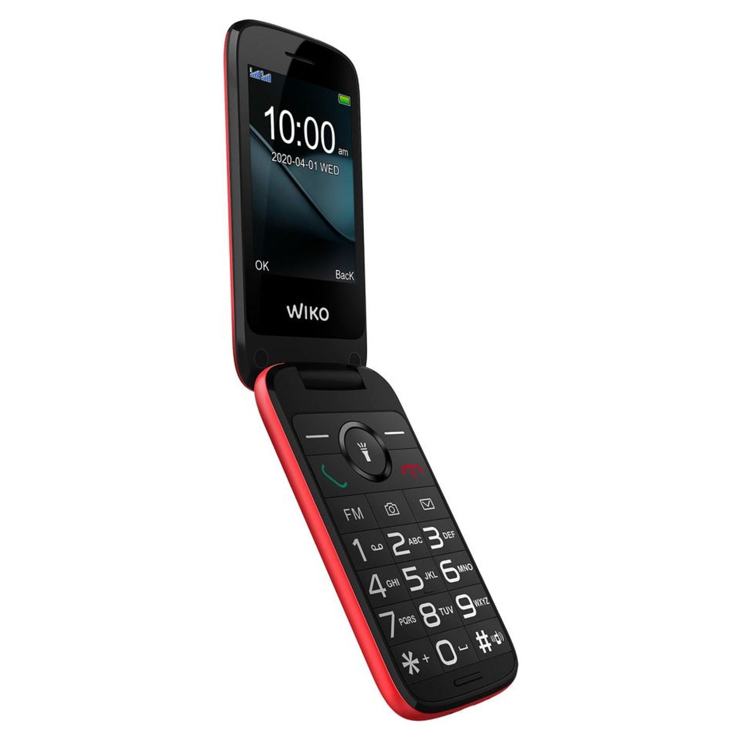 Voir la diapositive 5 : WIKO Téléphone portable F300 LS Rouge - A clapet
