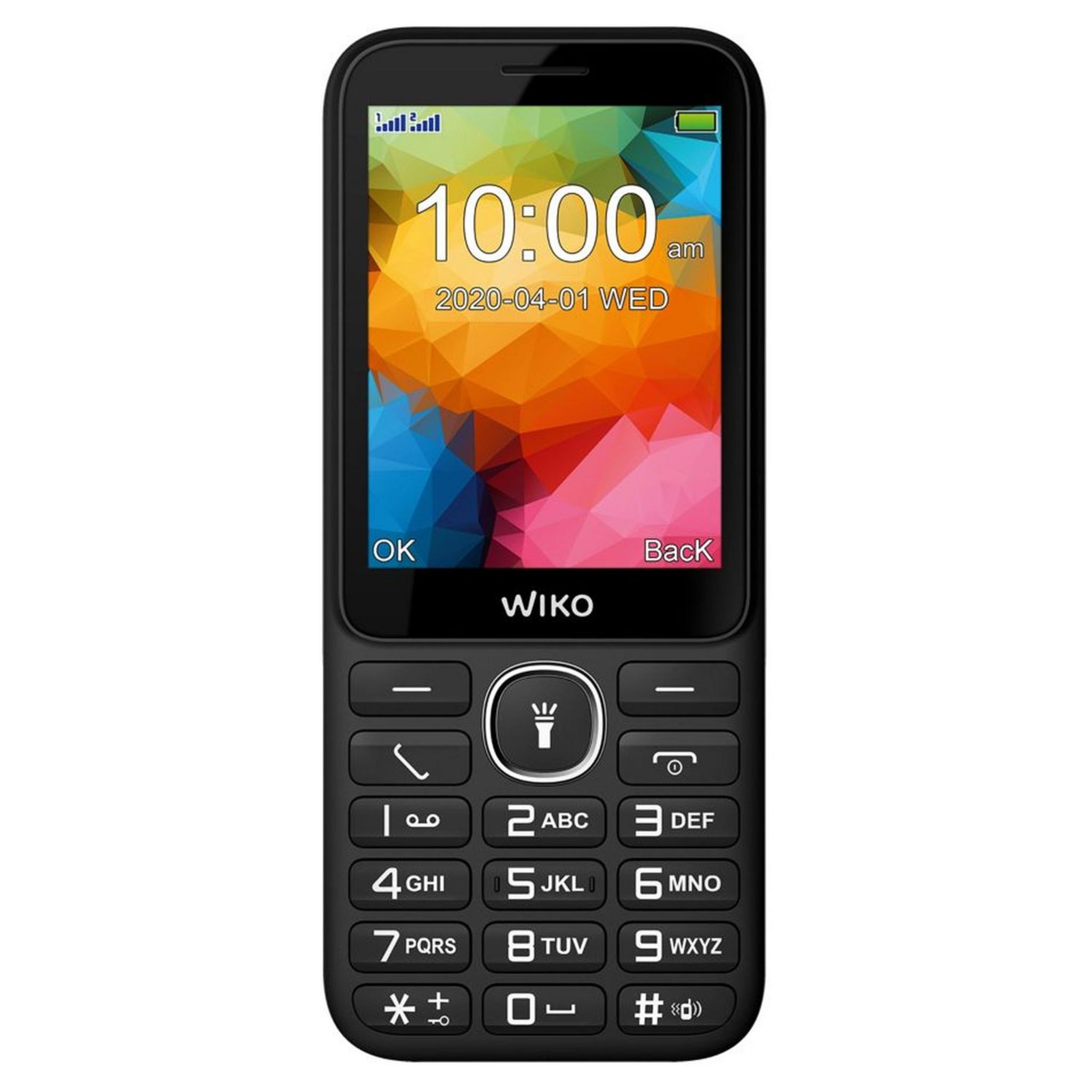 Voir la diapositive 2 : WIKO Téléphone portable F200 LS Noir