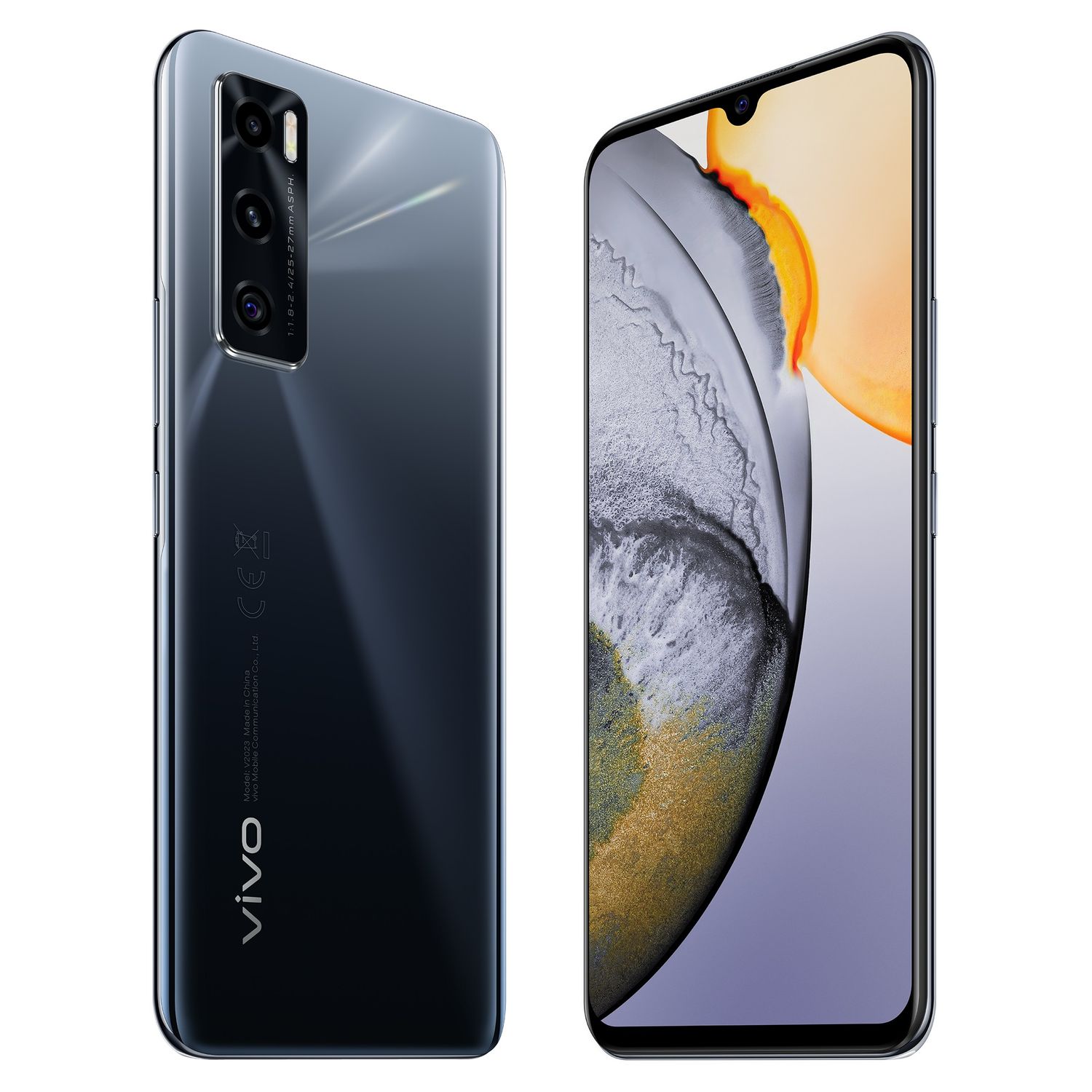 Voir la diapositive 2 : VIVO Smartphone Y70  4G  128 Go  6.44 pouces  Noir  Double NanoSim