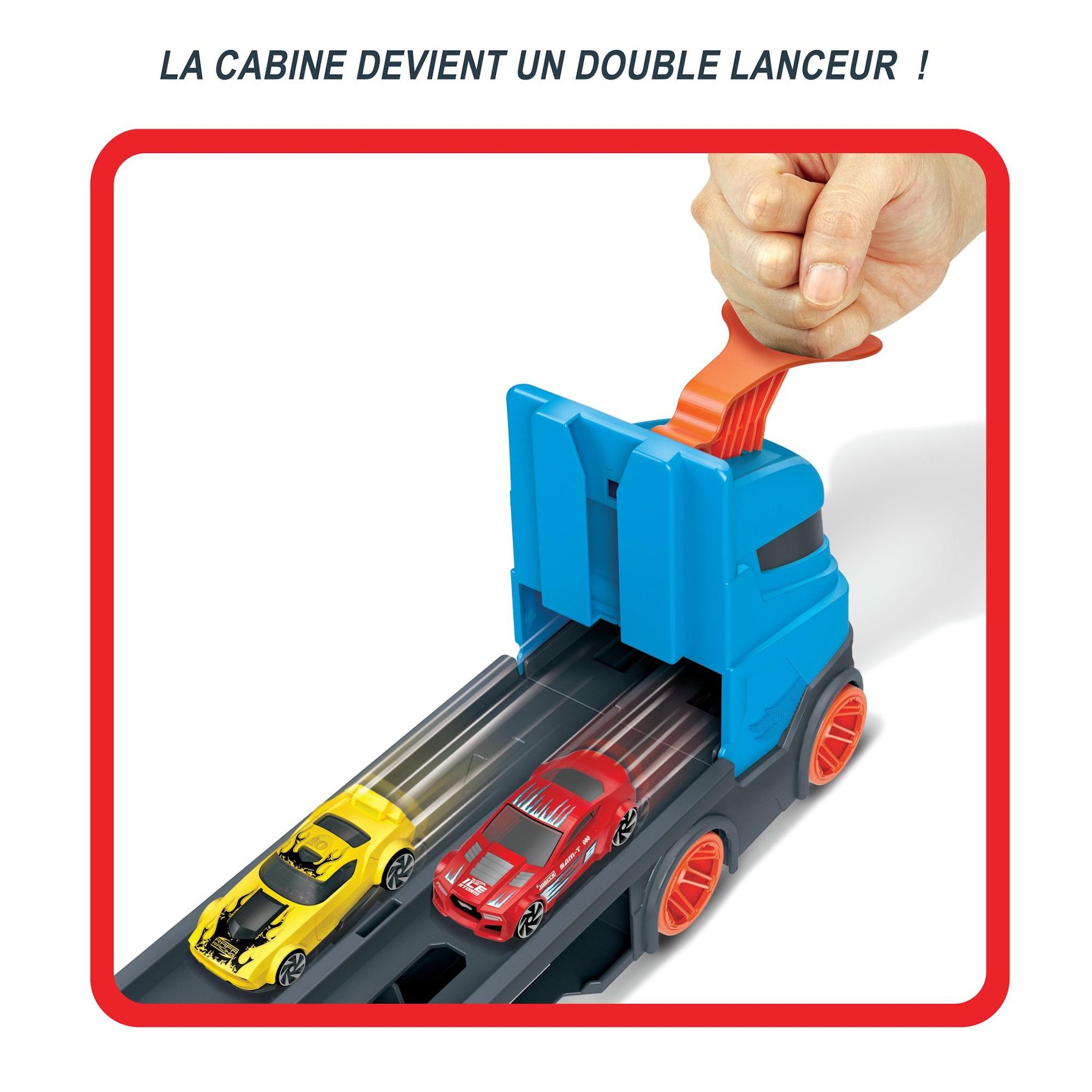Voir la diapositive 3 : MATTEL Camion Super Transporteur extensible Hot Wheels City