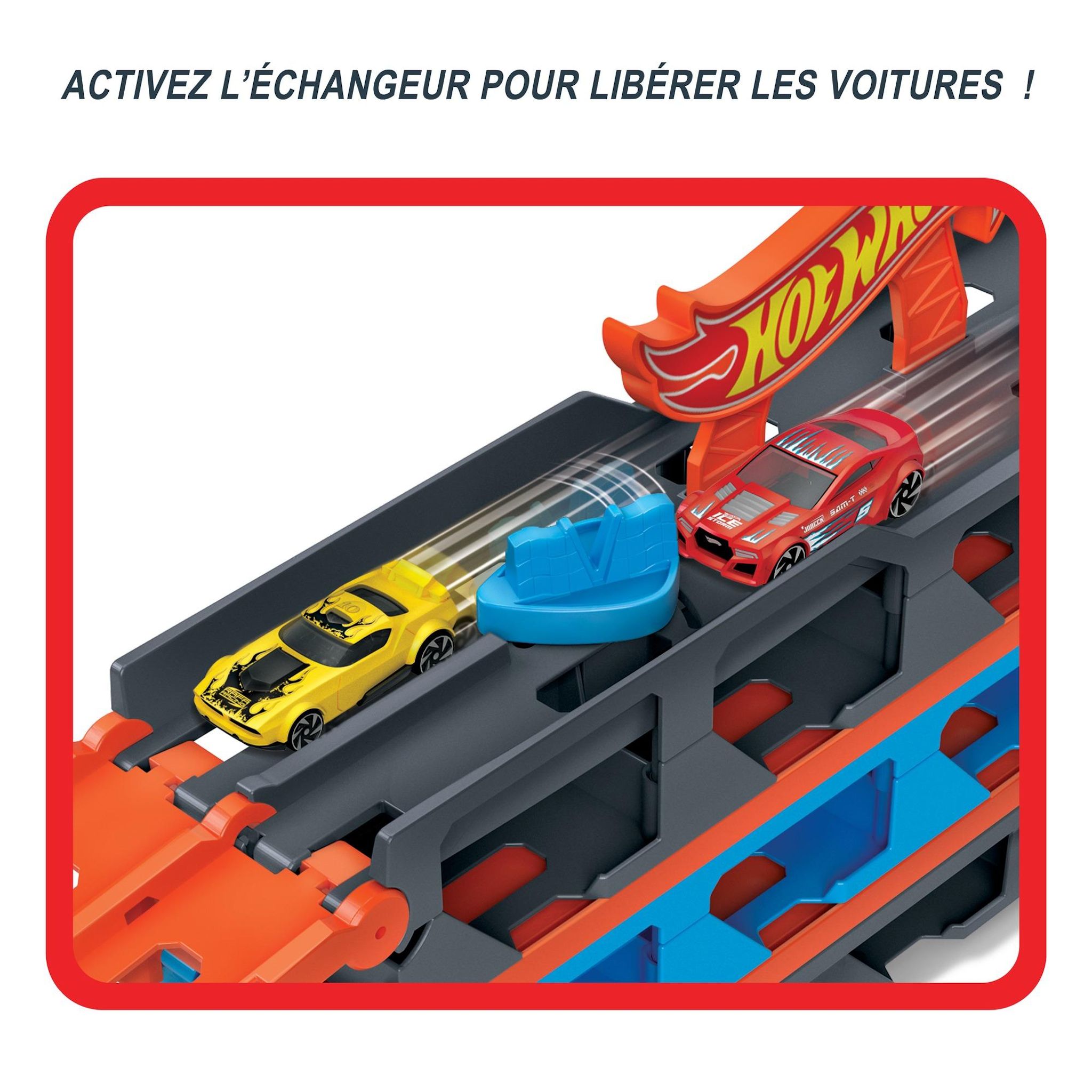 Voir la diapositive 4 : MATTEL Camion Super Transporteur extensible Hot Wheels City