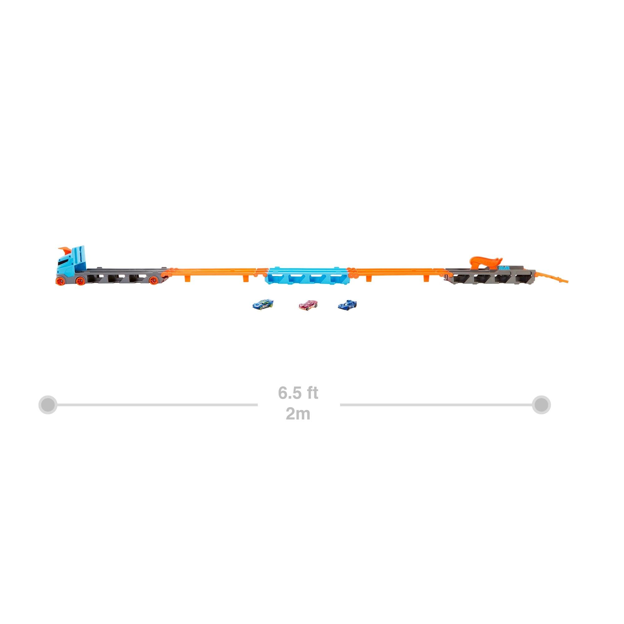 Voir la diapositive 6 : MATTEL Camion Super Transporteur extensible Hot Wheels City