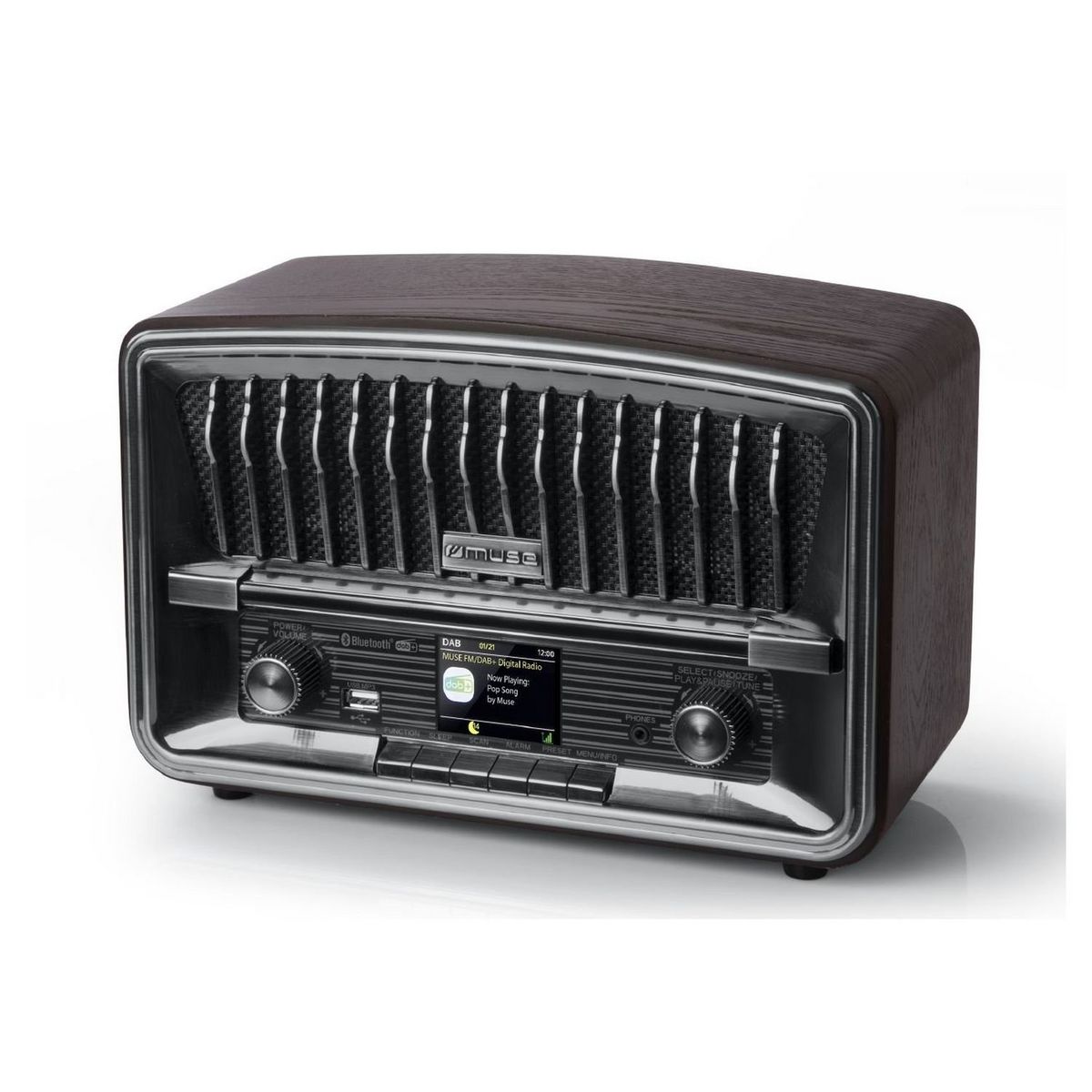 MUSE Radio Bluetooth - Bois - M-135 DBT