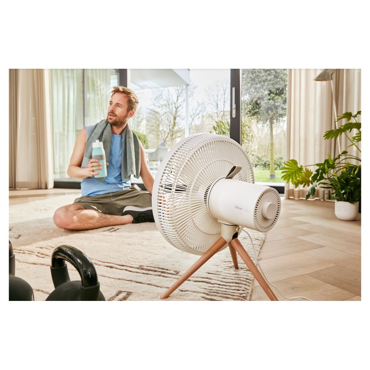 QILIVE Ventilateur Q.6147 - Blanc