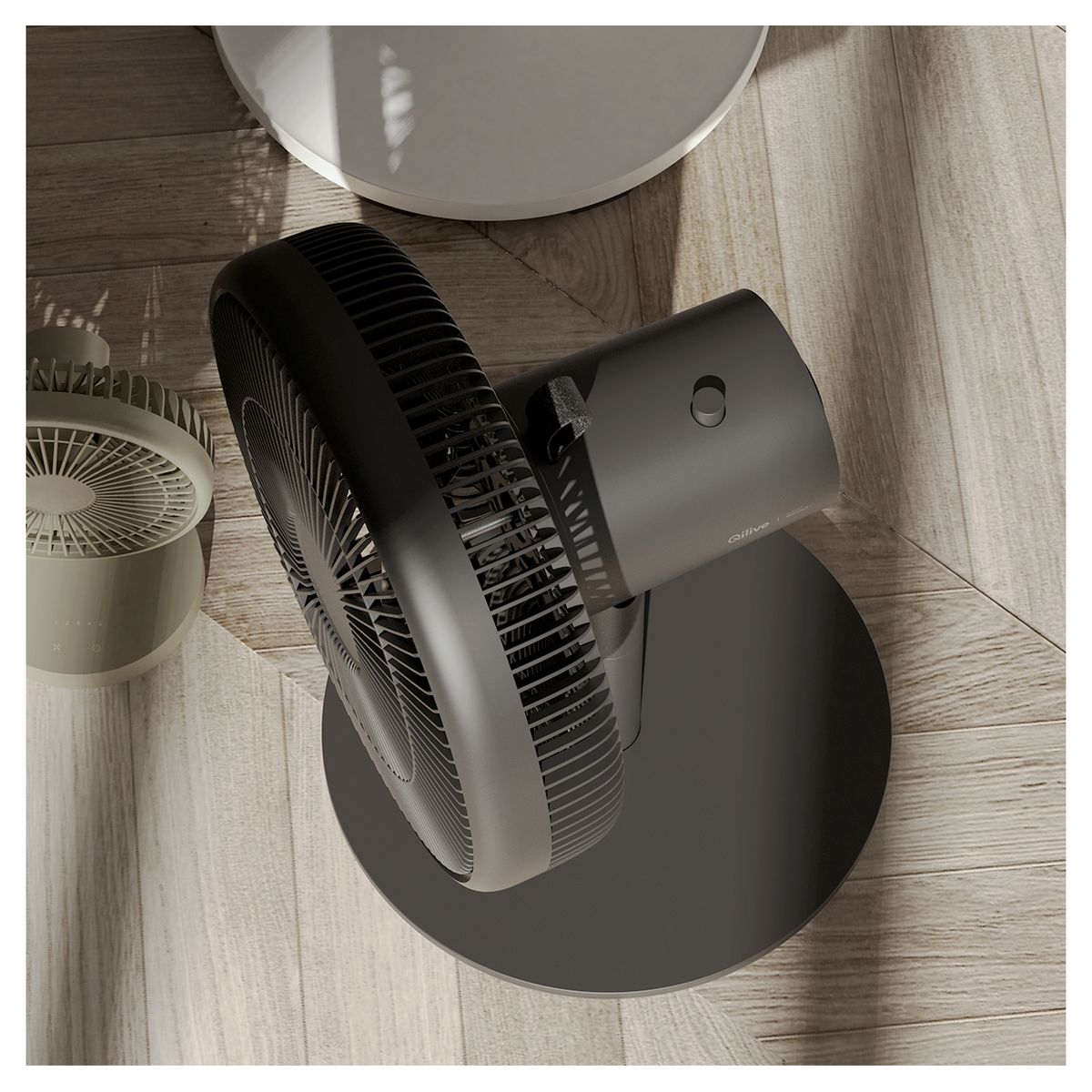 Voir la diapositive 3 : QILIVE Ventilateur de table design Q.6407 - Noir
