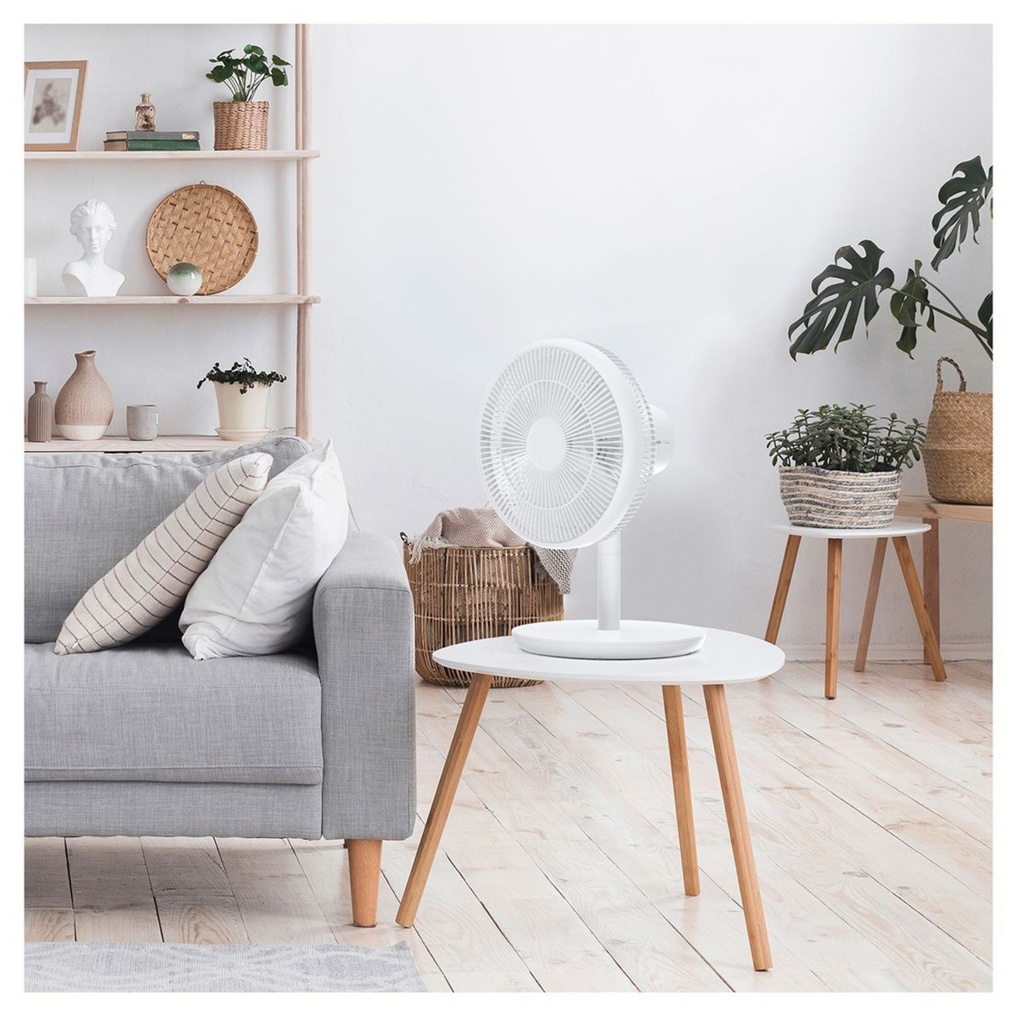 Voir la diapositive 5 : QILIVE Ventilateur de table design Q.6407 - Blanc