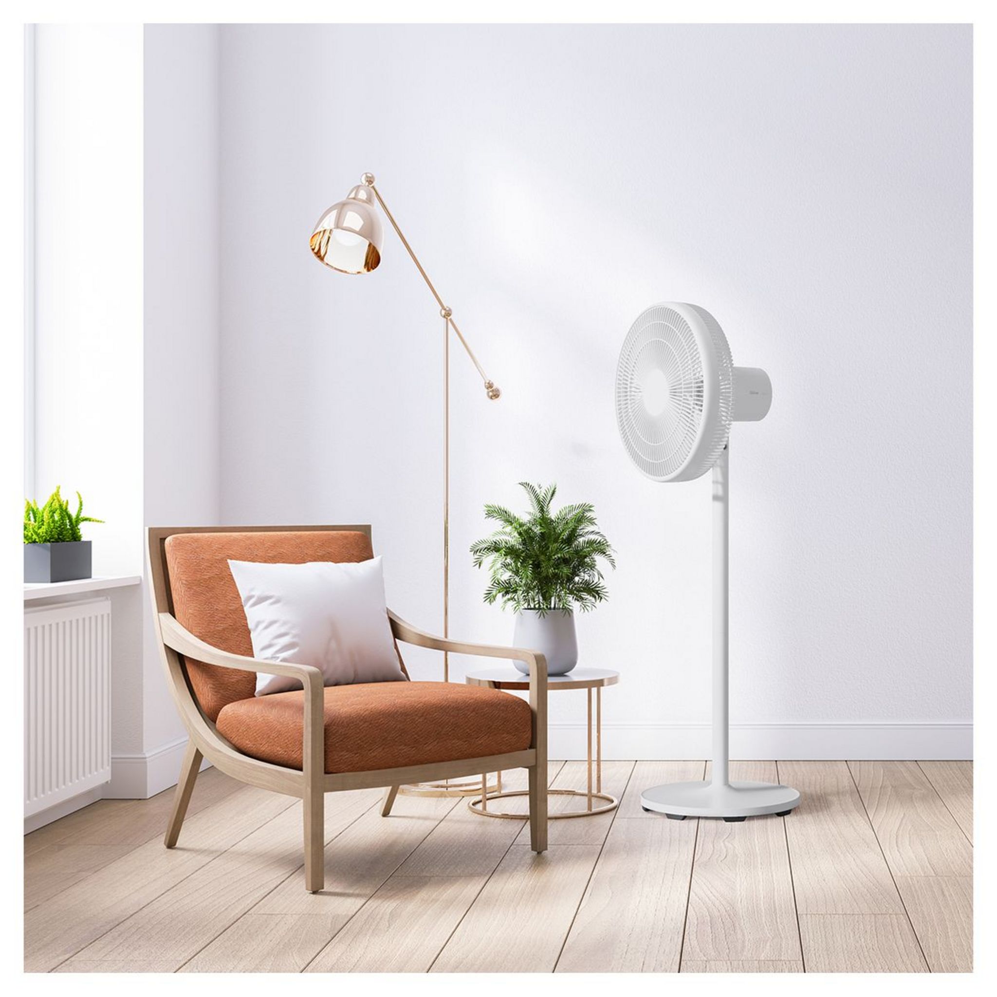 Voir la diapositive 4 : QILIVE Ventilateur sur pied digital Q.6933 - Blanc