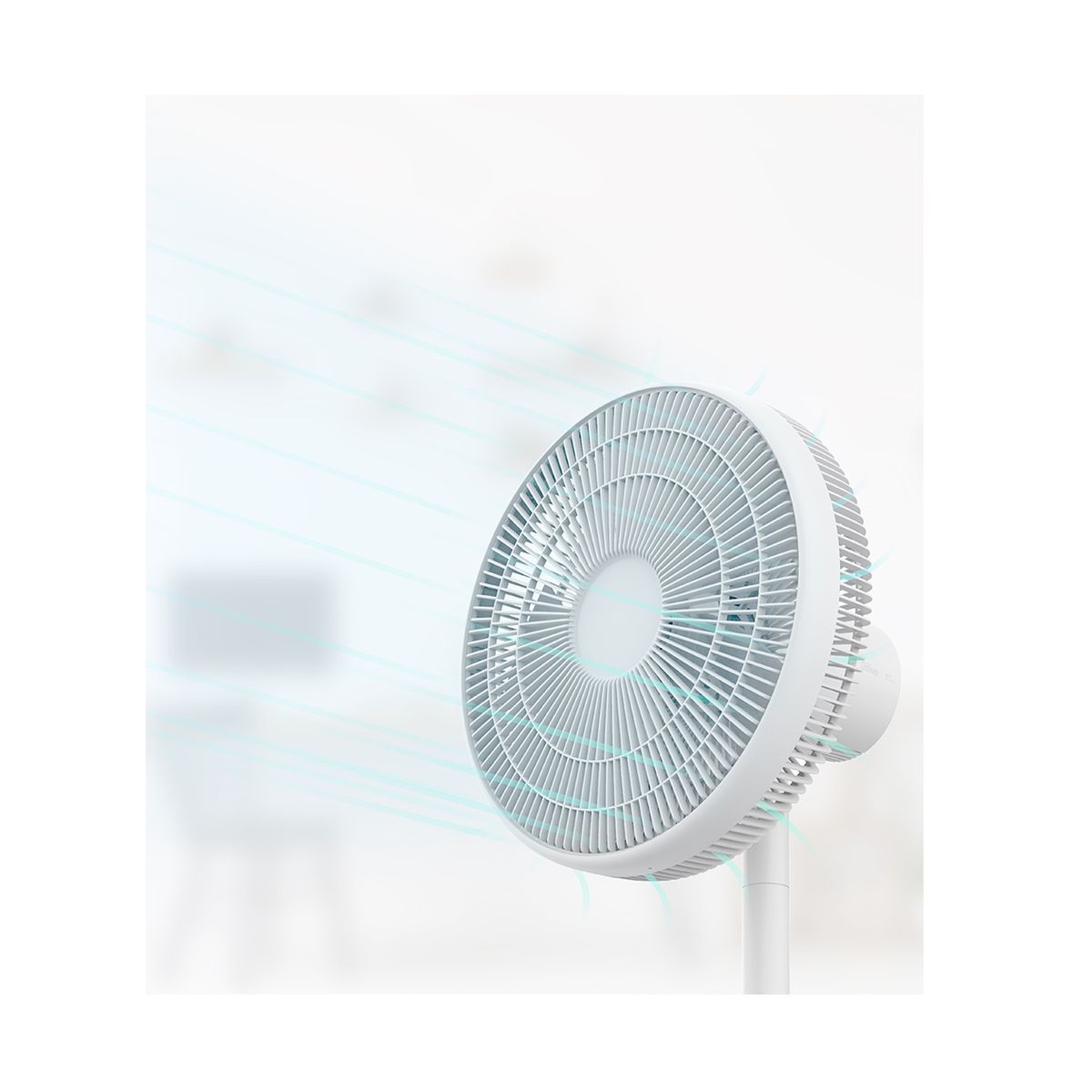 QILIVE Ventilateur sur pied digital Q.6933 - Blanc
