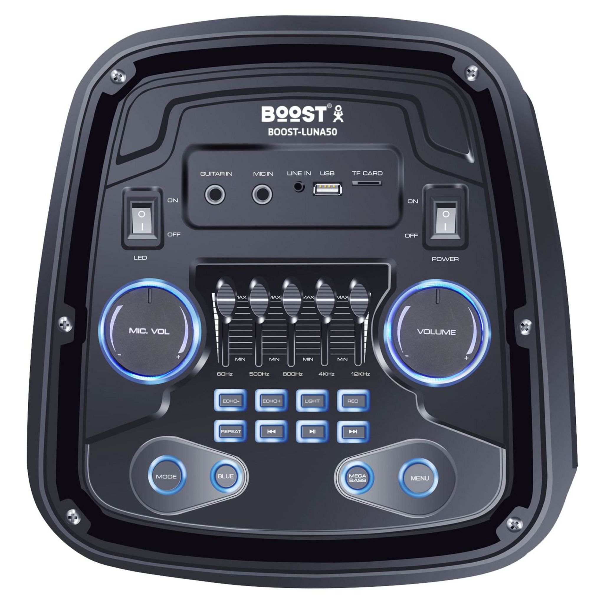 Voir la diapositive 2 : BOOST Enceinte Bluetooth - Noir - Boost-Luna50