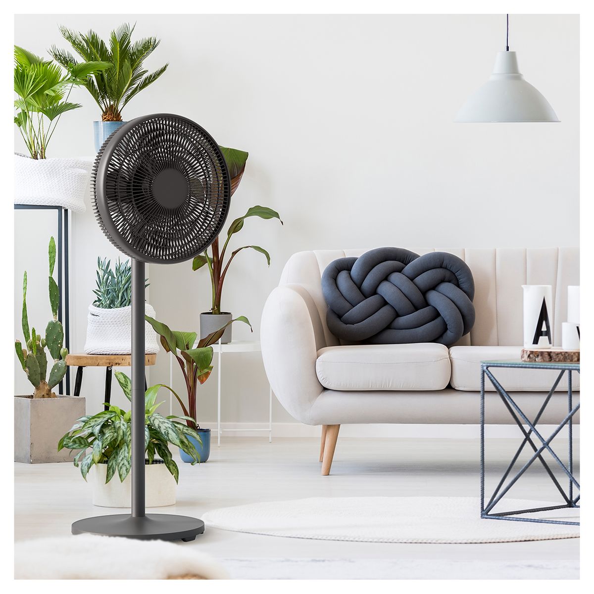 Voir la diapositive 3 : QILIVE Ventilateur sur pied Q.6433 - Noir