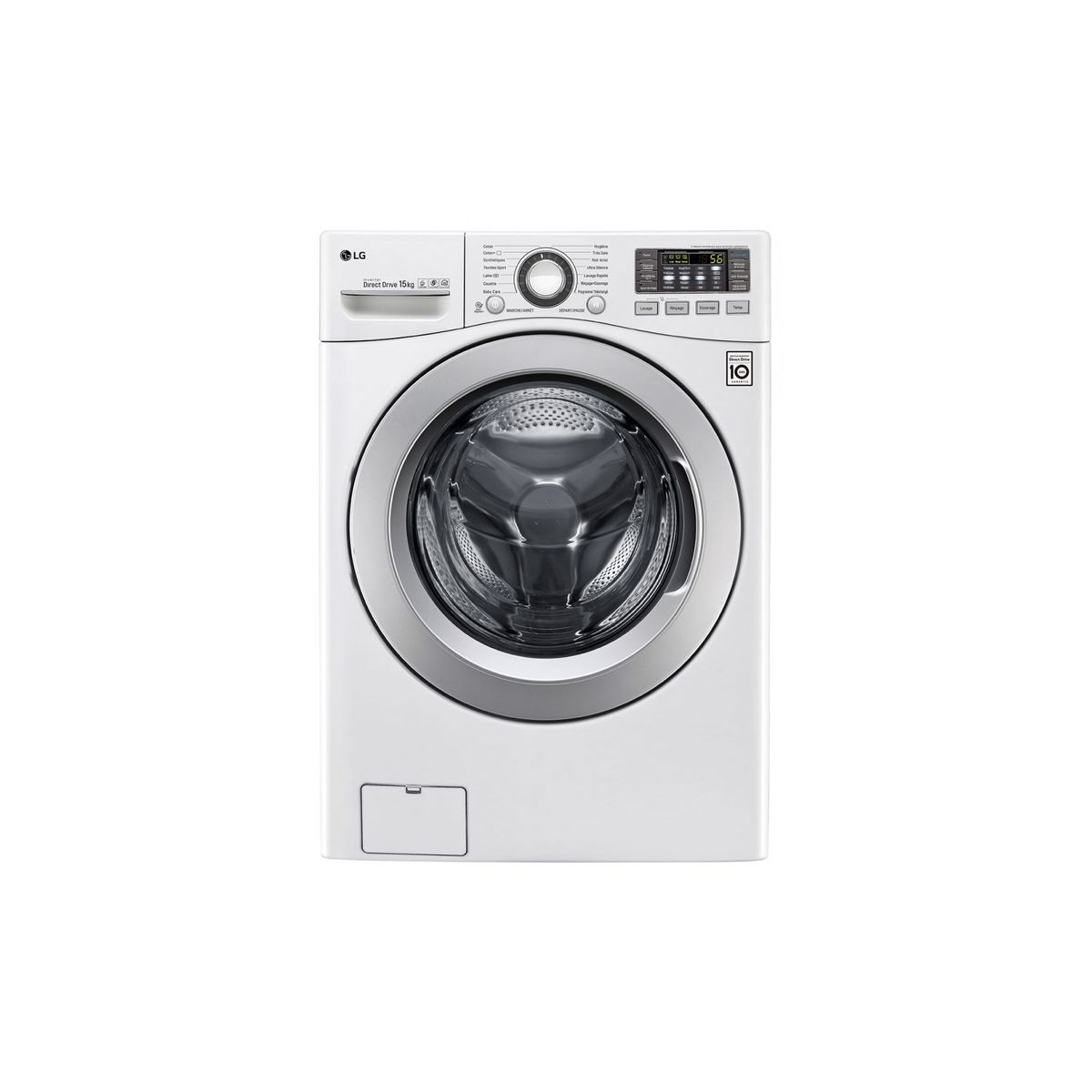 LG Lave linge hublot F51P12WH, 15 kg, 1100 T/min