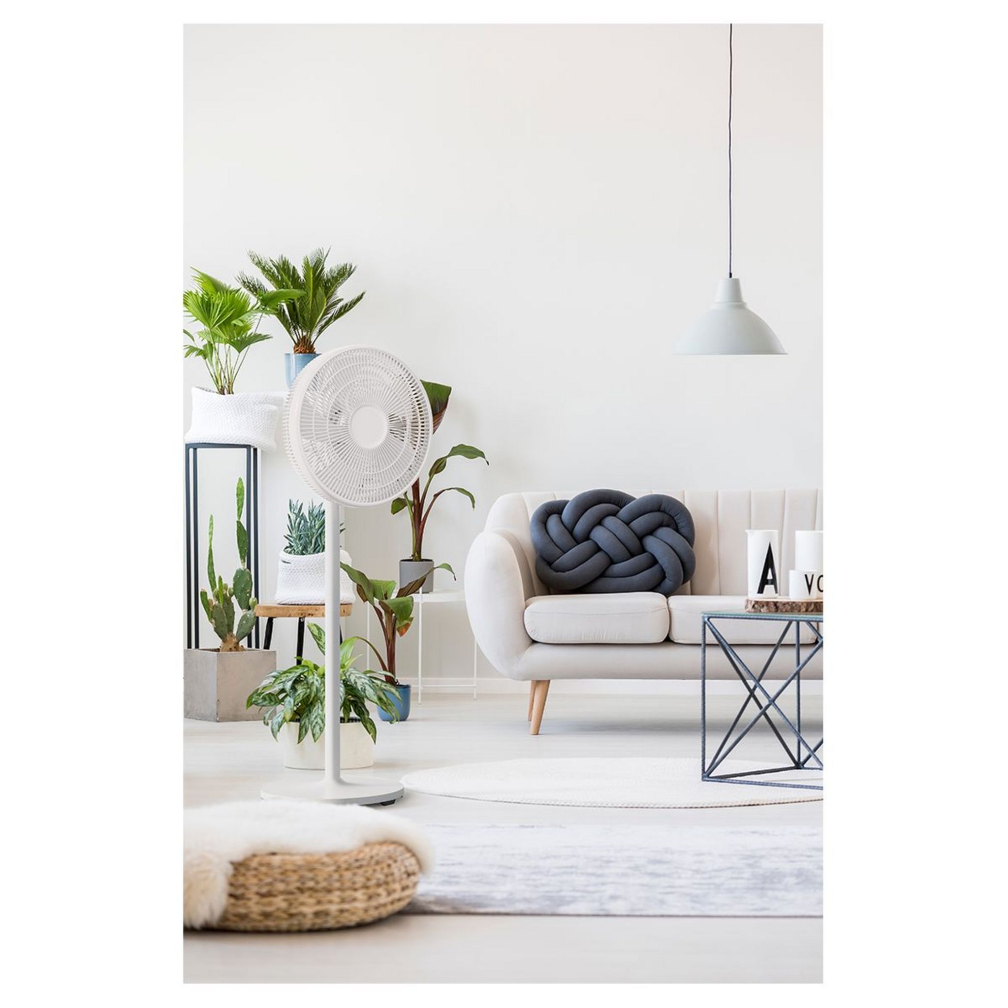 Voir la diapositive 4 : QILIVE Ventilateur sur pied Q.6433 - Blanc