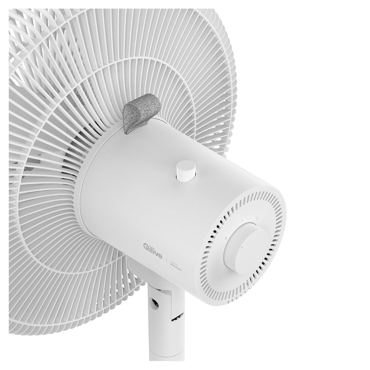 Voir la diapositive 5 : QILIVE Ventilateur sur pied Q.6433 - Blanc