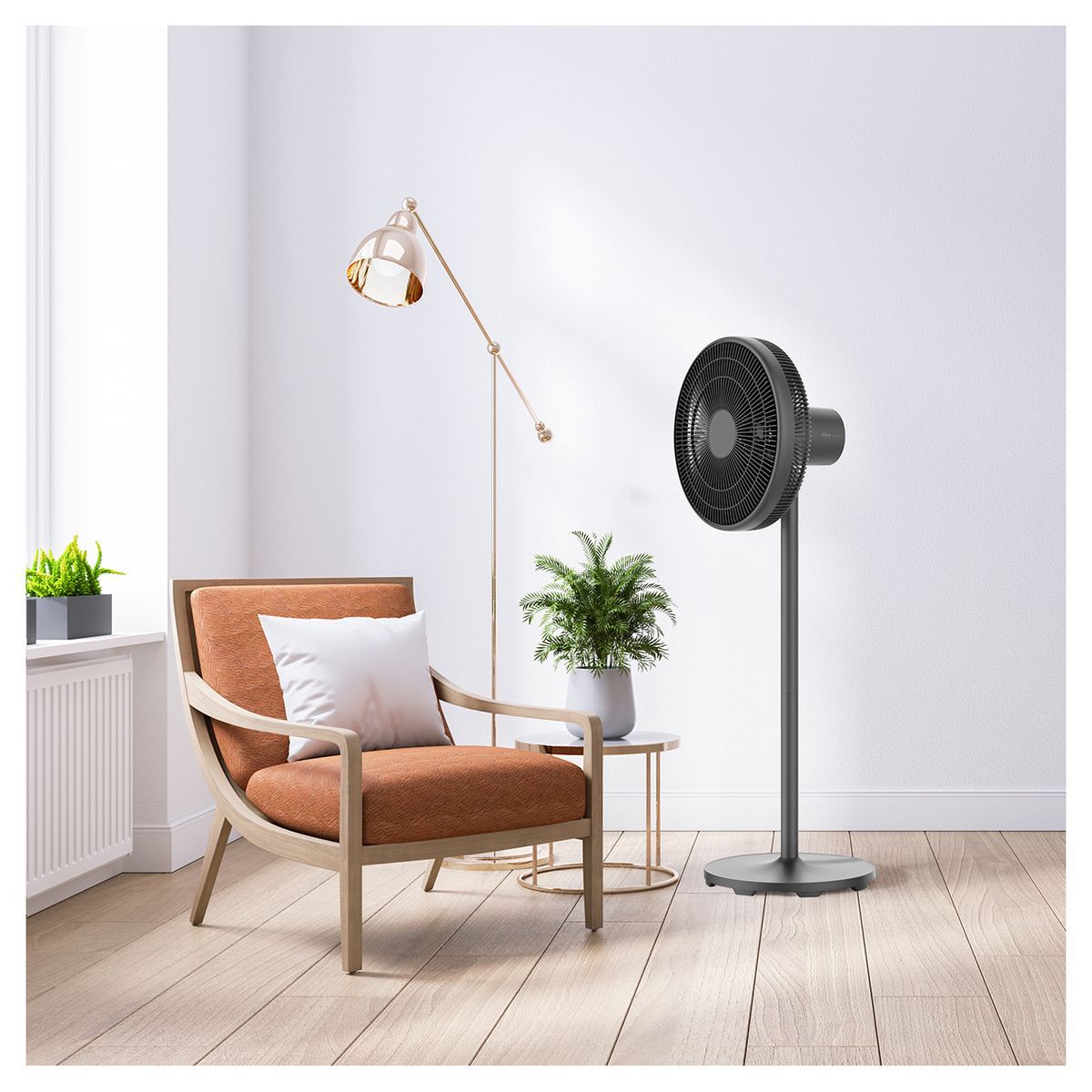 QILIVE Ventilateur sur pied digital Q.6933 - Noir