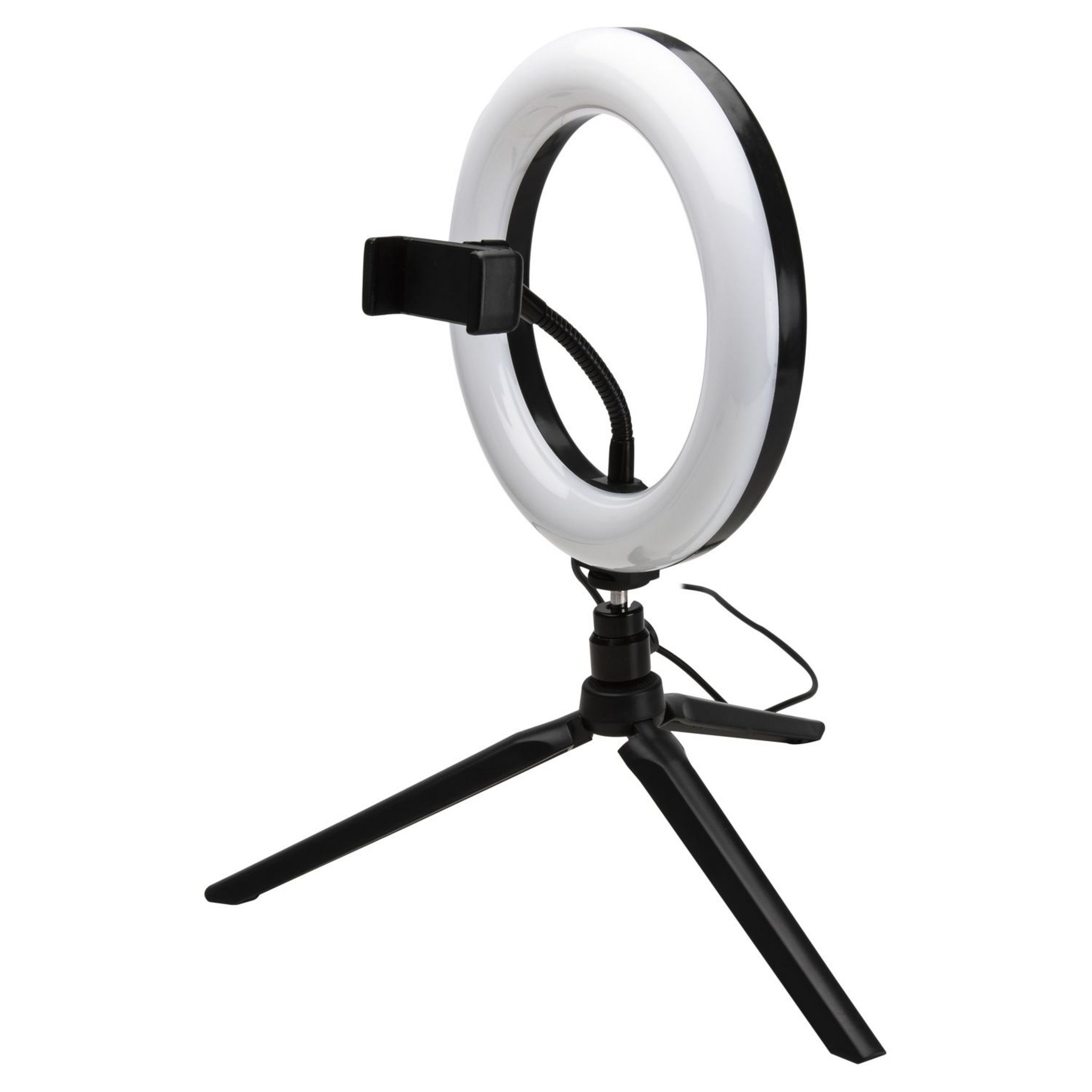 Voir la diapositive 3 : BBC Pack Trépied anneau lumineux vlogger pour smartphone