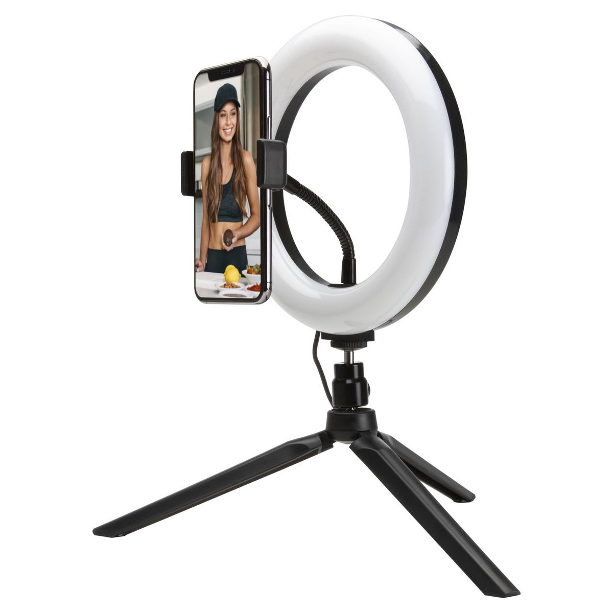 BBC Pack Trépied anneau lumineux vlogger pour smartphone