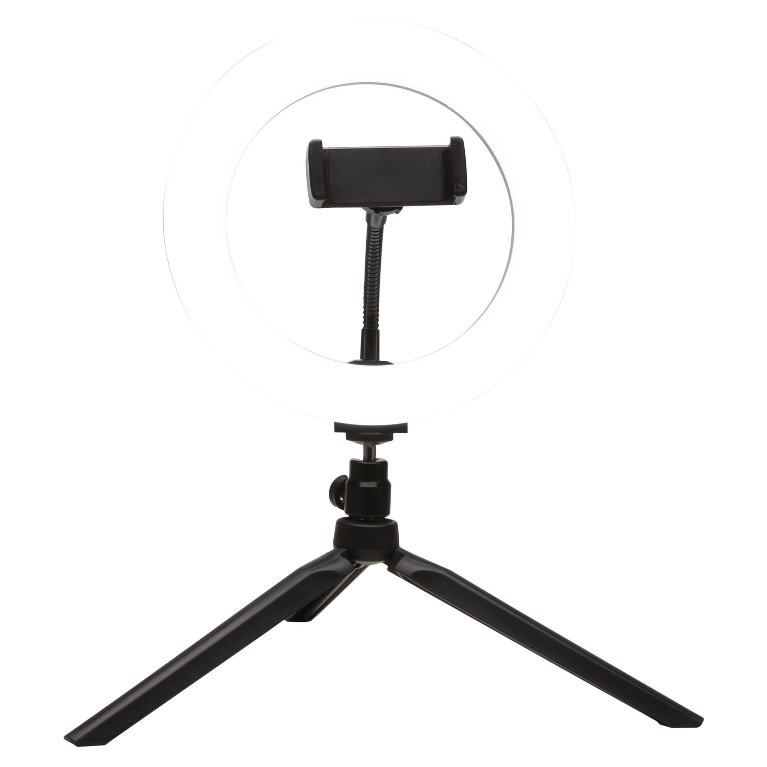 Voir la diapositive 6 : BBC Pack Trépied anneau lumineux vlogger pour smartphone