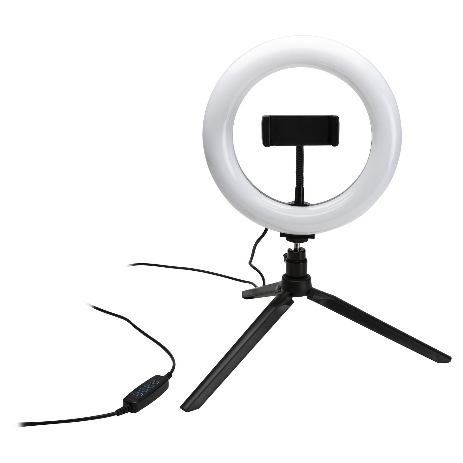 Voir la diapositive 10 : BBC Pack Trépied anneau lumineux vlogger pour smartphone