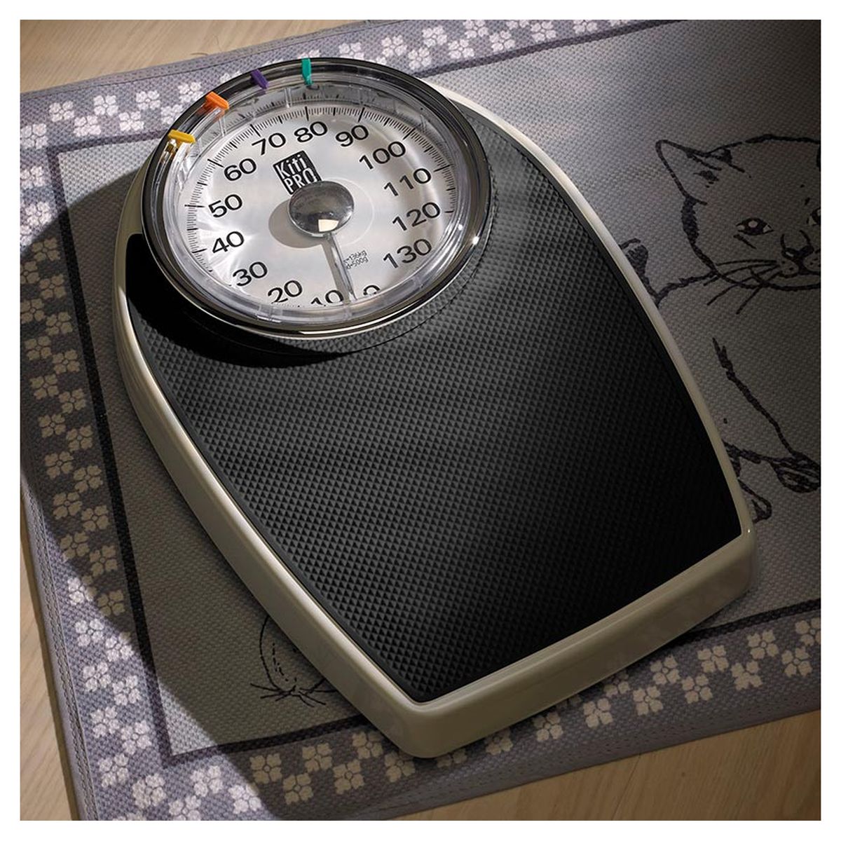 Voir la diapositive 4 : KITIPRO Pèse personne mécanique DOCTOR SCALE - Noir
