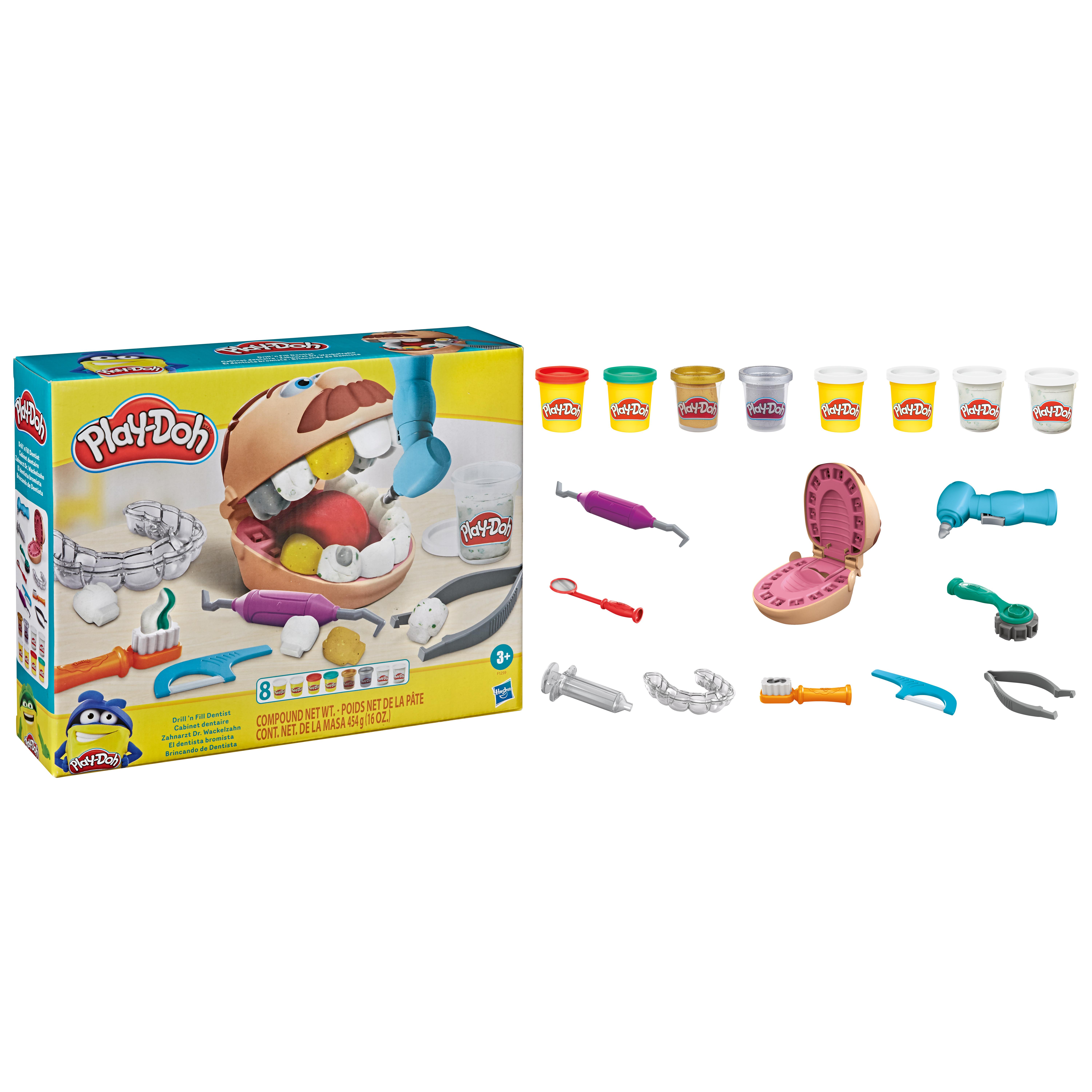 Voir la diapositive 15 : HASBRO Pâte à modeler Dentiste Play Doh