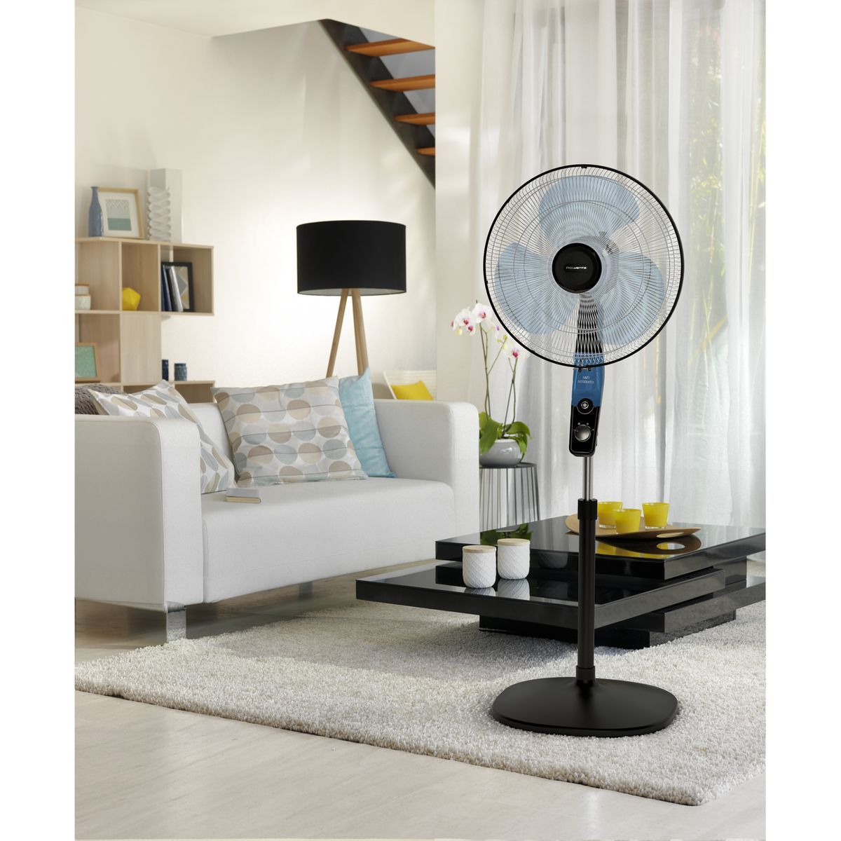ROWENTA Ventilateur sur pied VU4420FO - Noir