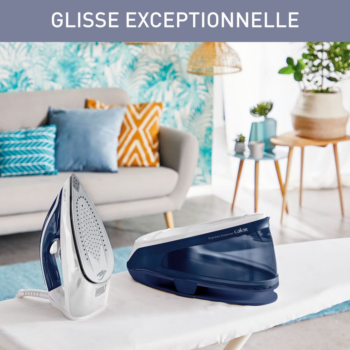 CALOR Centrale vapeur Express Essential SV6116C0 - Bleu