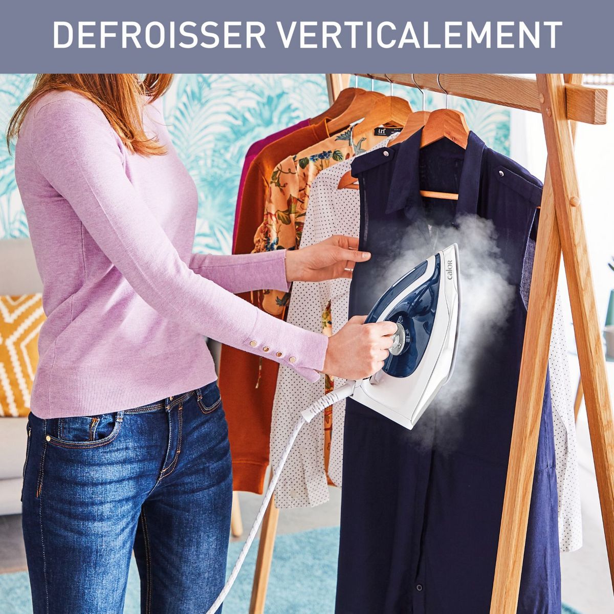 CALOR Centrale vapeur Express Essential SV6116C0 - Bleu