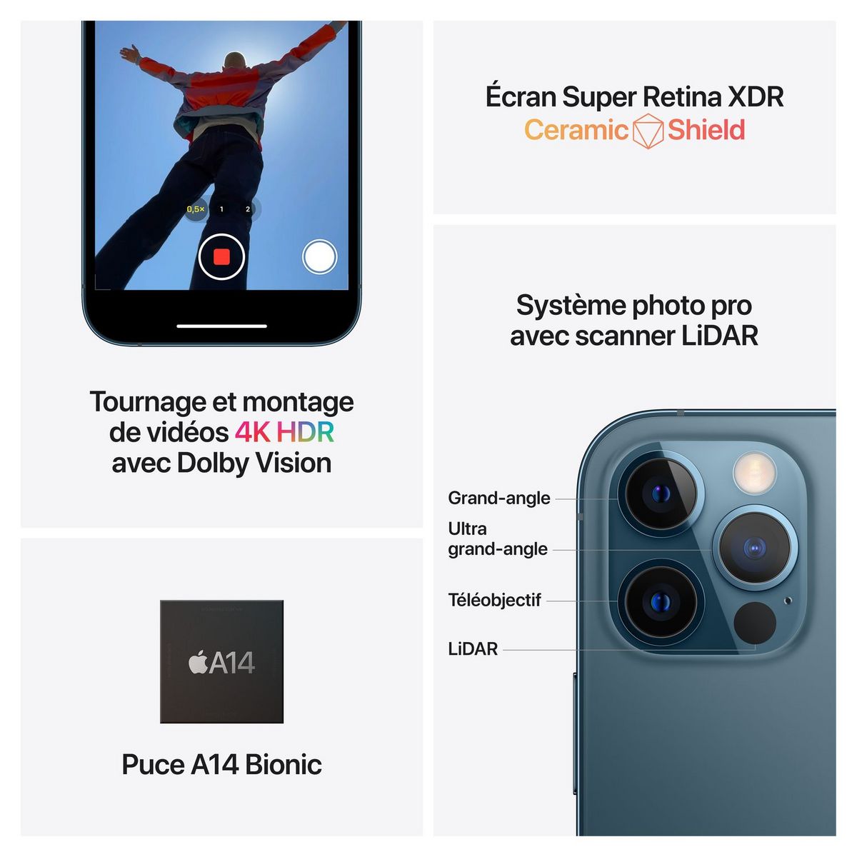 APPLE iPhone 12  Pro Graphite 128 Go