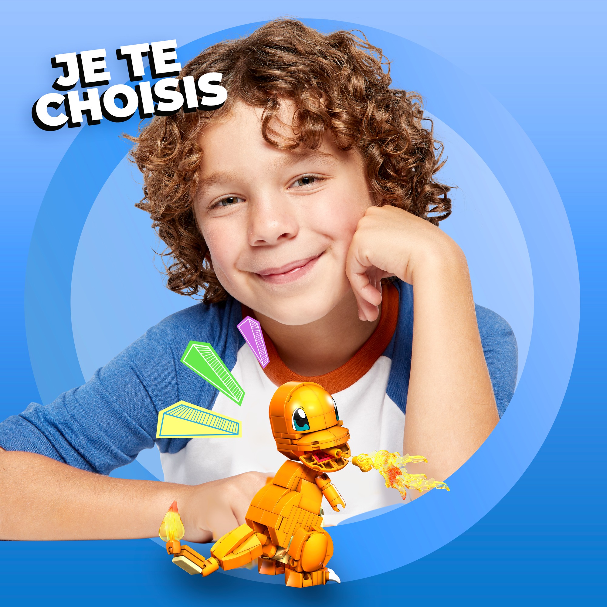 Voir la diapositive 4 : MATTEL Figurine à monter Salamèche Pokémon