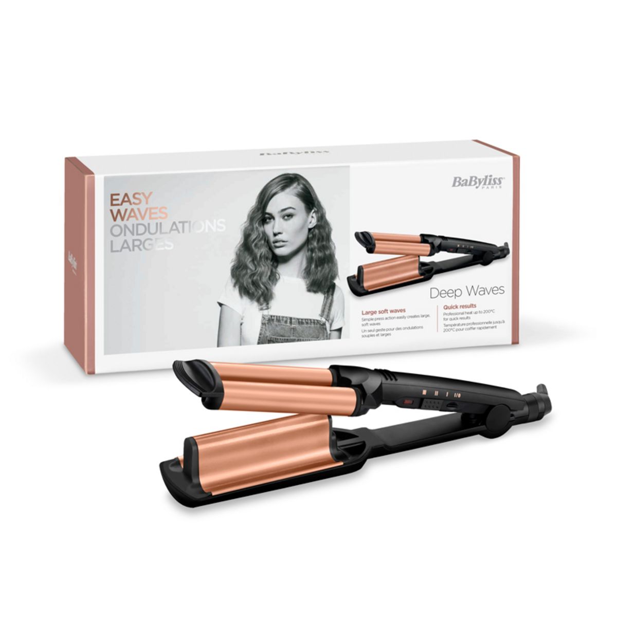 BABYLISS Boucleur wavy W2447E - Noir