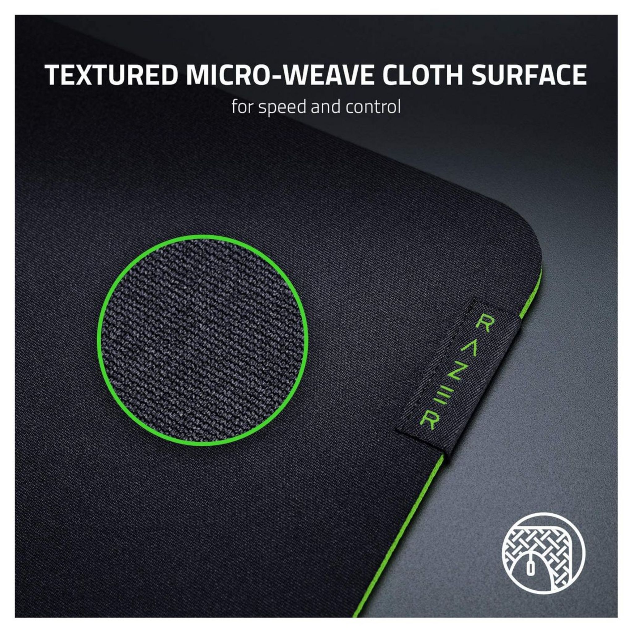 Voir la diapositive 3 : RAZER Tapis de souris Gigantus V2 Large - Noir et vert