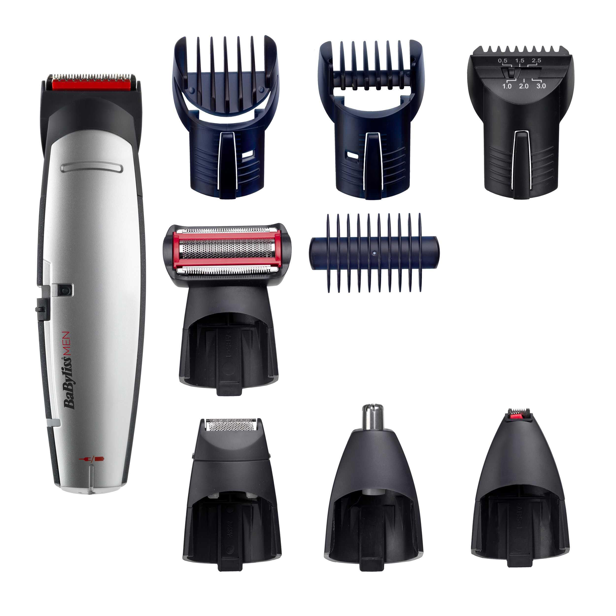 Voir la diapositive 5 : BABYLISS Tondeuse multifonction E837E - Argent