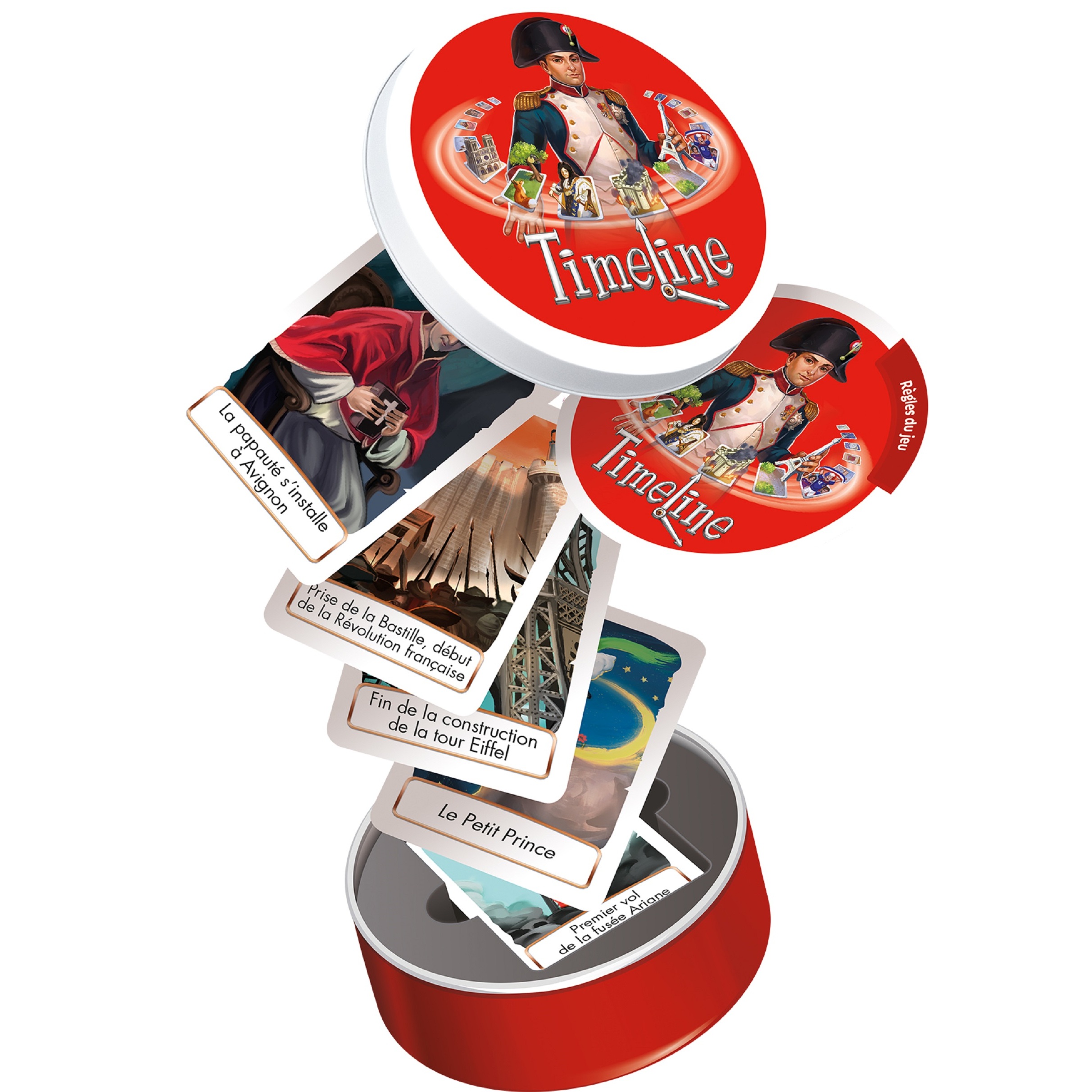 Voir la diapositive 5 : ASMODEE Jeu Timeline Histoire de France Blister Eco