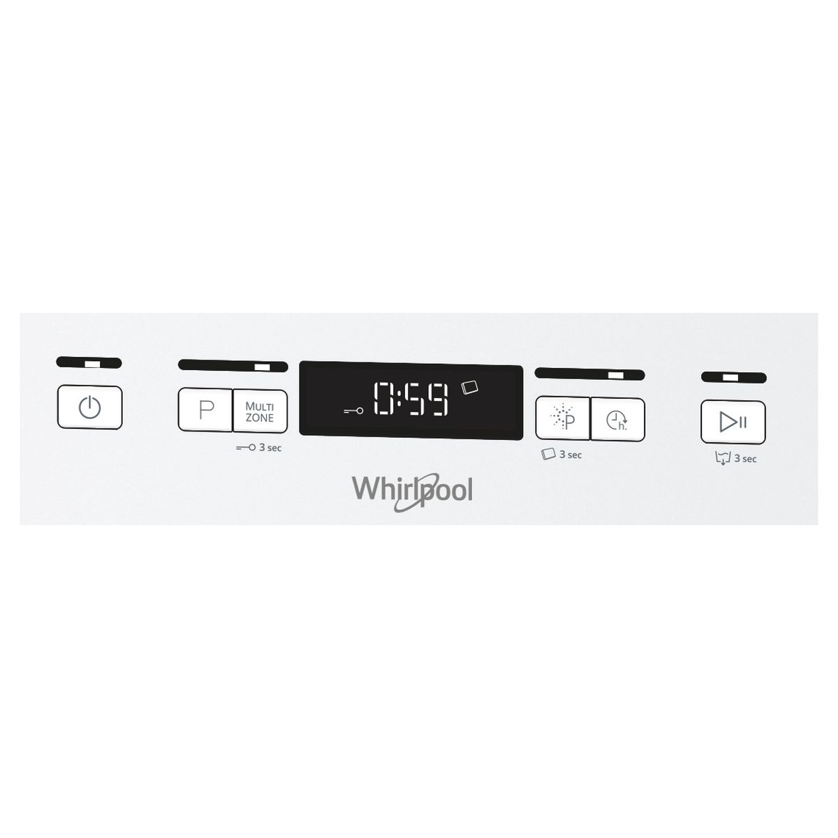Voir la diapositive 2 : WHIRLPOOL Lave vaisselle pose libre  WFC3C33PF, 14 couverts, 60 cm, 43 dB, 8 programmes