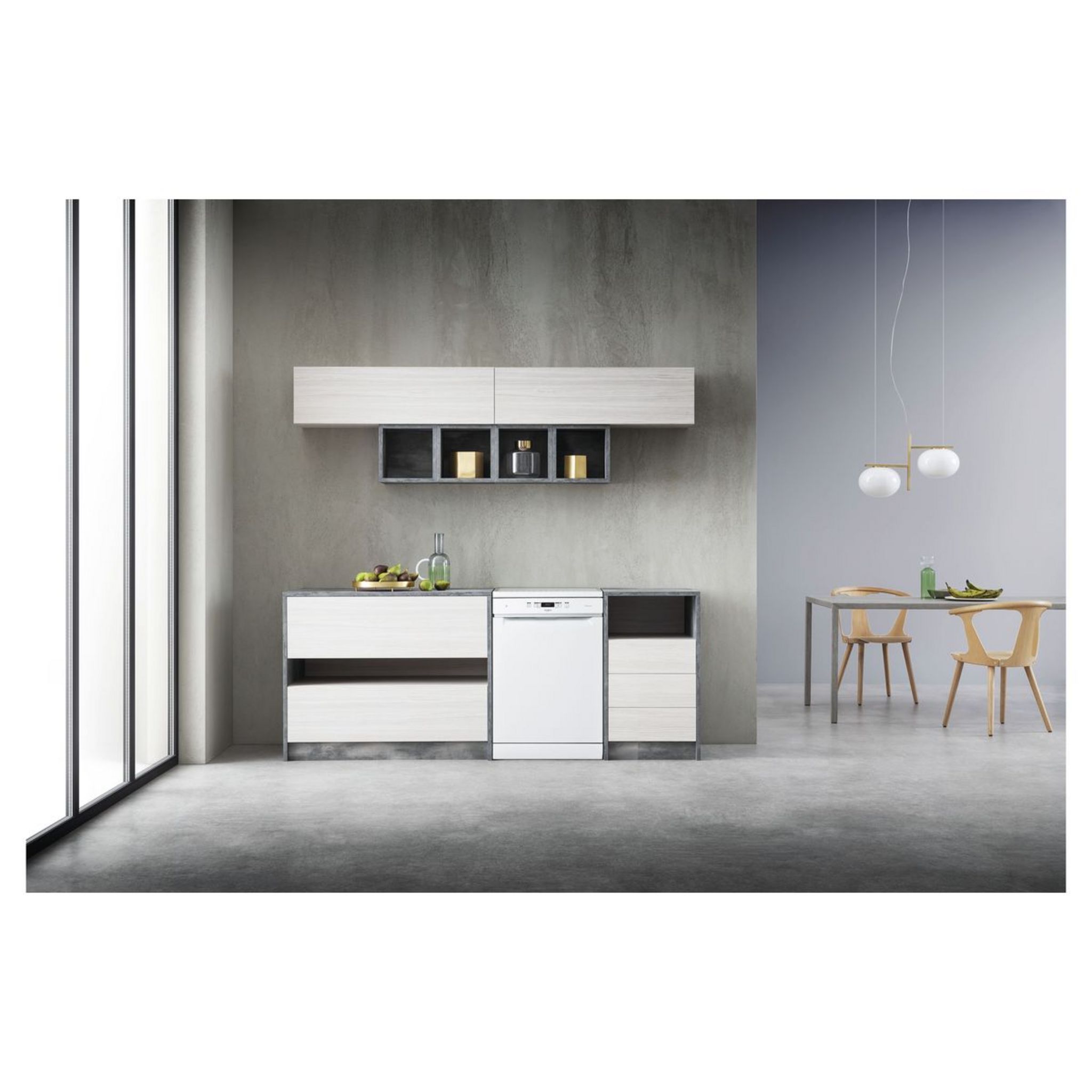 Voir la diapositive 3 : WHIRLPOOL Lave vaisselle pose libre  WFC3C33PF, 14 couverts, 60 cm, 43 dB, 8 programmes