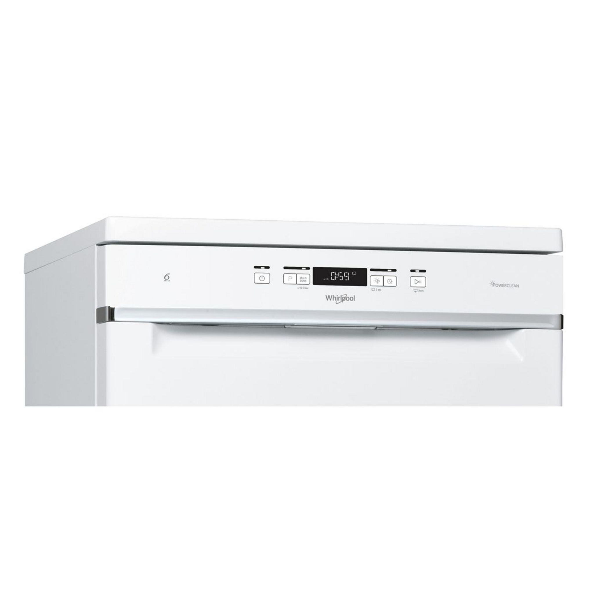 Voir la diapositive 4 : WHIRLPOOL Lave vaisselle pose libre  WFC3C33PF, 14 couverts, 60 cm, 43 dB, 8 programmes