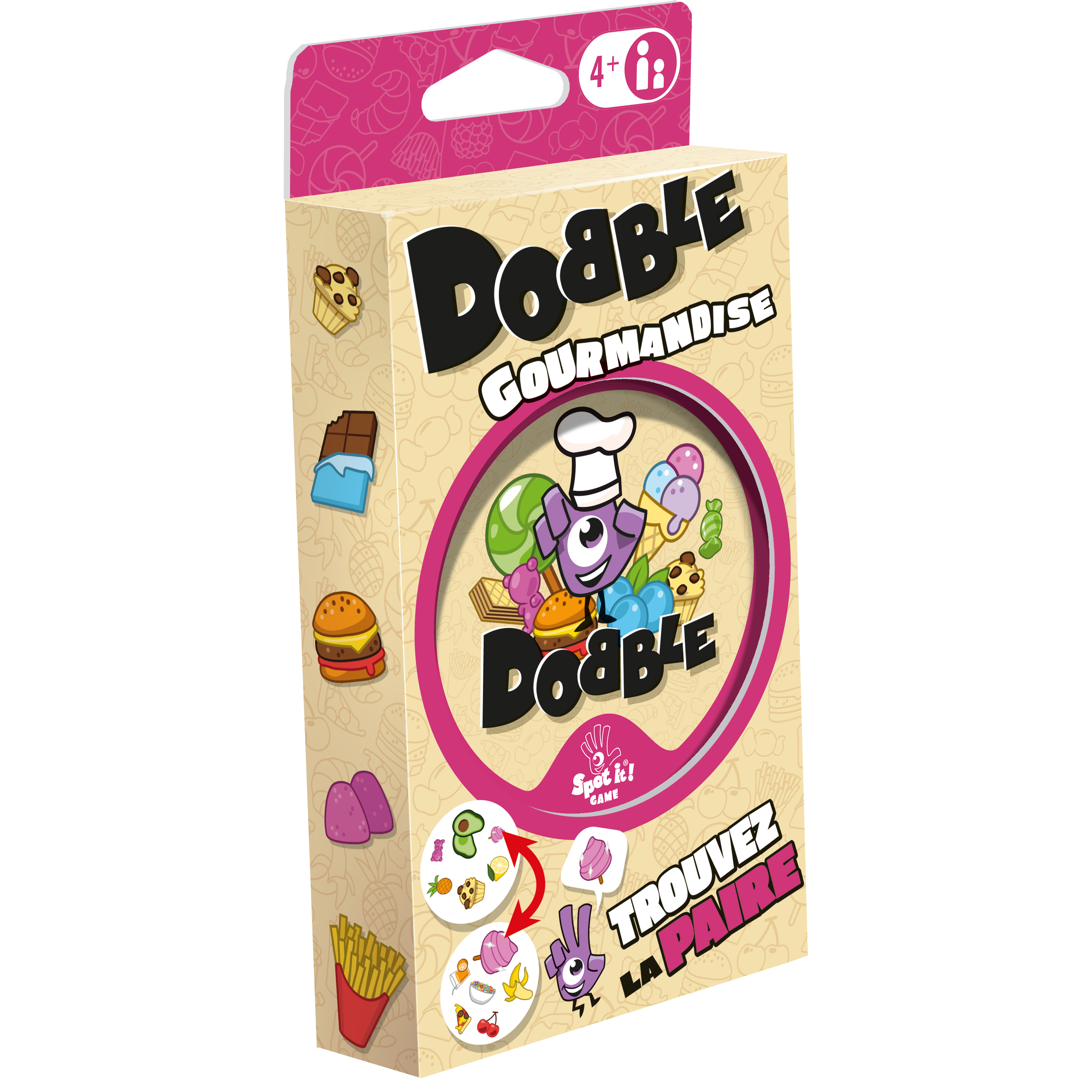 Voir la diapositive 2 : ASMODEE Jeu Dobble Gourmandise