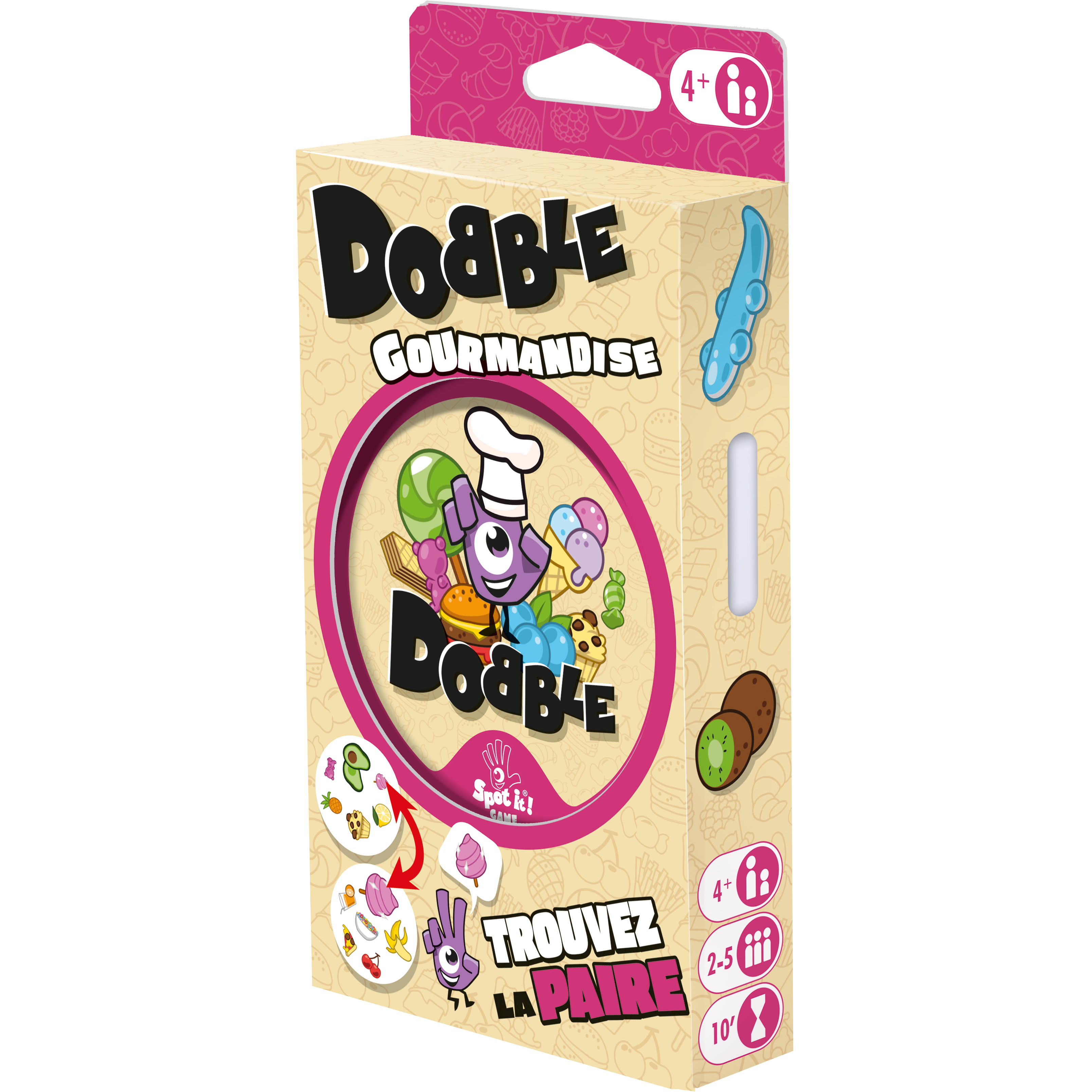 Voir la diapositive 3 : ASMODEE Jeu Dobble Gourmandise