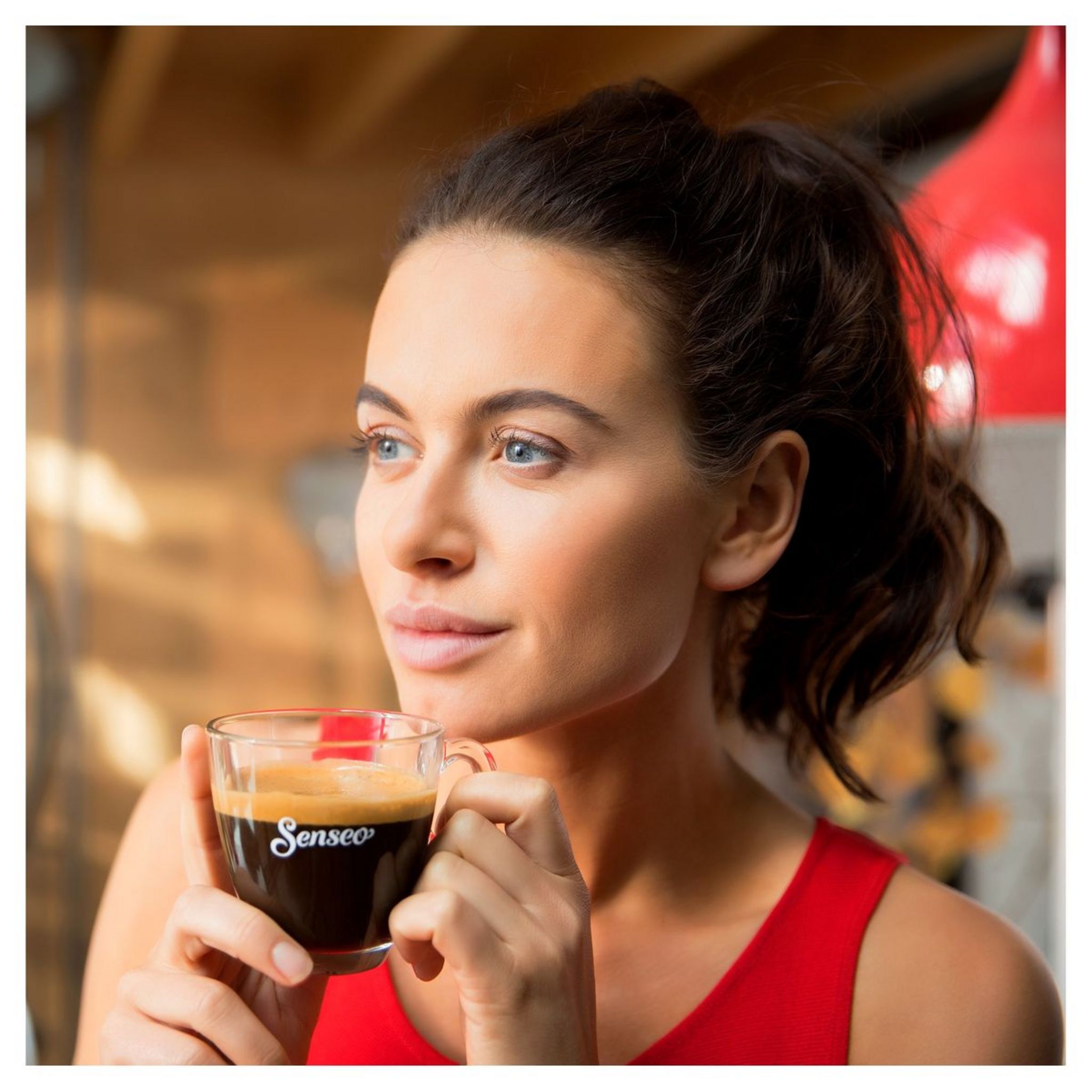 Voir la diapositive 4 : PHILIPS Cafetière à dosette SENSEO HD6554/12 - Blanc