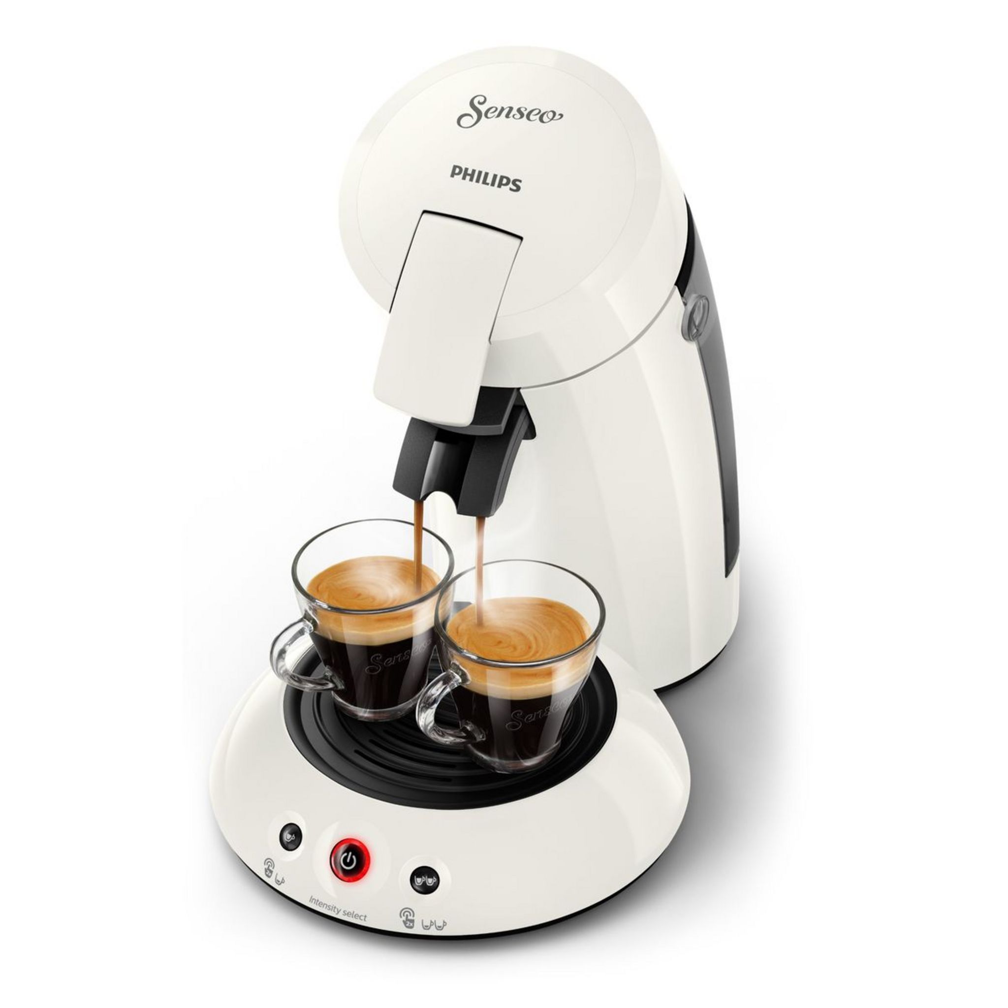 Voir la diapositive 5 : PHILIPS Cafetière à dosette SENSEO HD6554/12 - Blanc