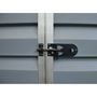 Voir la diapositive 5 : Abri de jardin en polycarbonate gris 1,25m² - VOYAGER