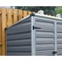 Voir la diapositive 6 : Abri de jardin en polycarbonate gris 1,25m² - VOYAGER