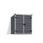 Voir la diapositive 8 : Abri de jardin en polycarbonate gris 1,25m² - VOYAGER