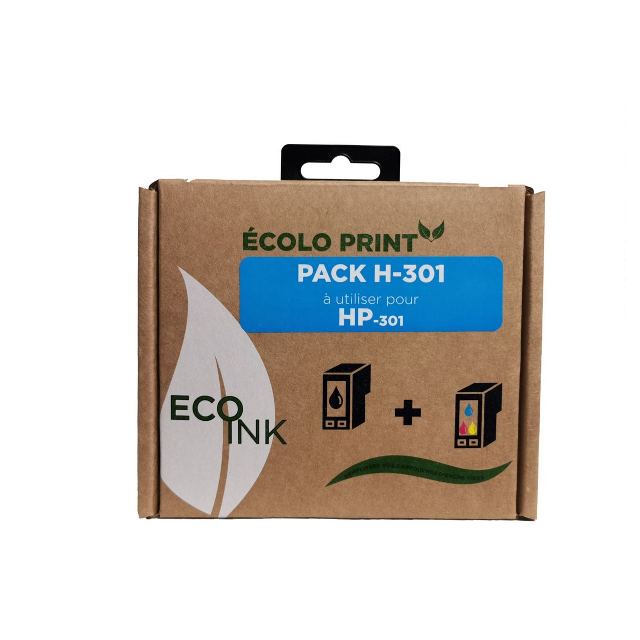 Voir la diapositive 1 : ECO INK Recharge de cartouche Ink HJ301 ECO
