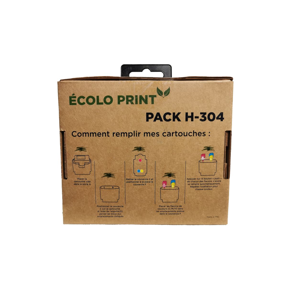 Voir la diapositive 4 : ECO INK Recharge de cartouche Ink hj302 ECO 
