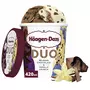 HAAGEN DAZS Pot de crème glacée duo chocolat Belge et vanille  350g