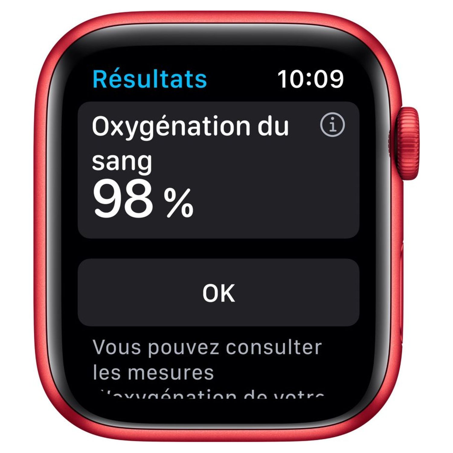 Voir la diapositive 2 : APPLE Montre connectée Apple Watch 44MM Alu Rouge Series 6